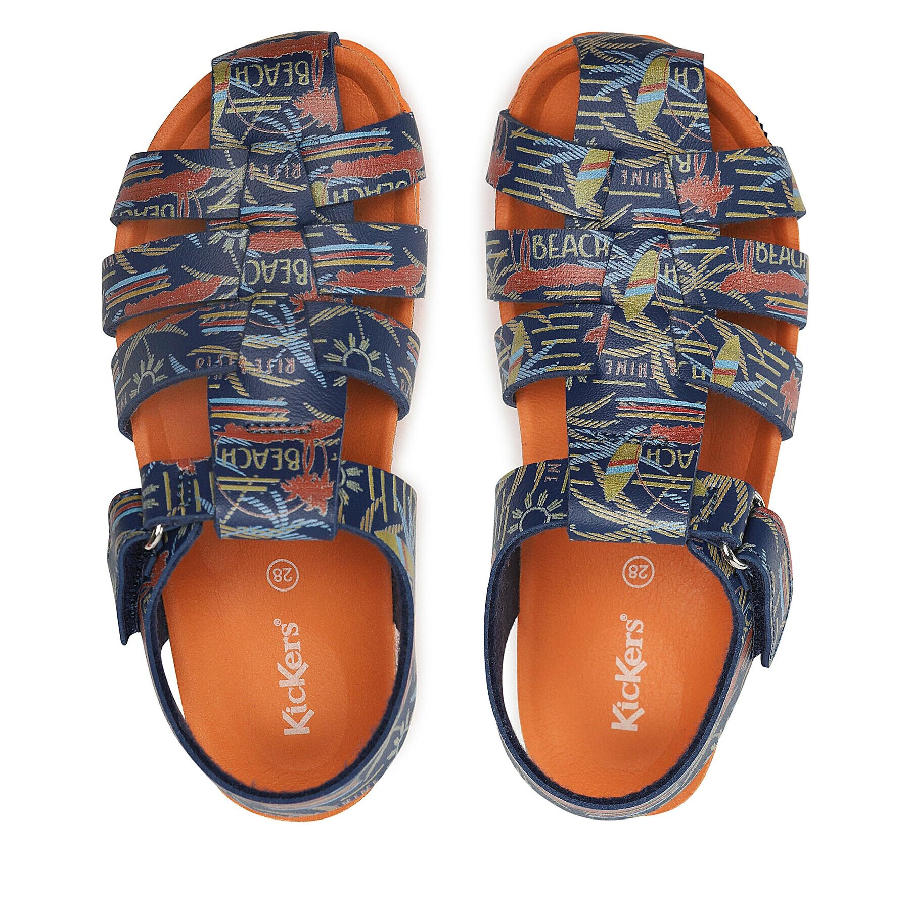 Kickers Сандали Summertan 860999-30 S Тъмносин - Pepit.bg