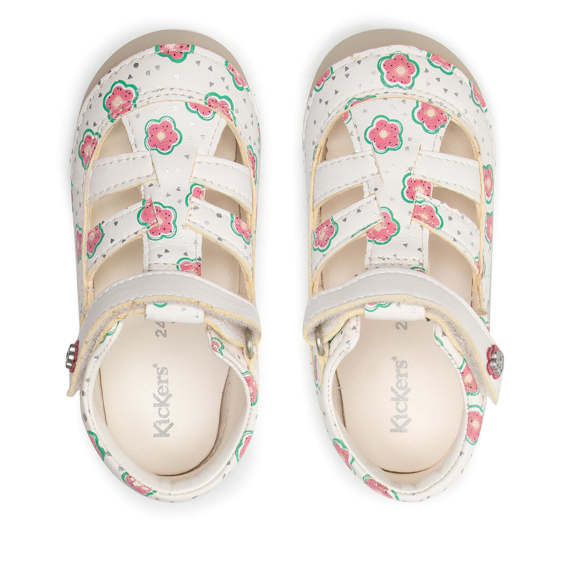 Kickers Сандали Sushy 895239-10 S Бял - Pepit.bg