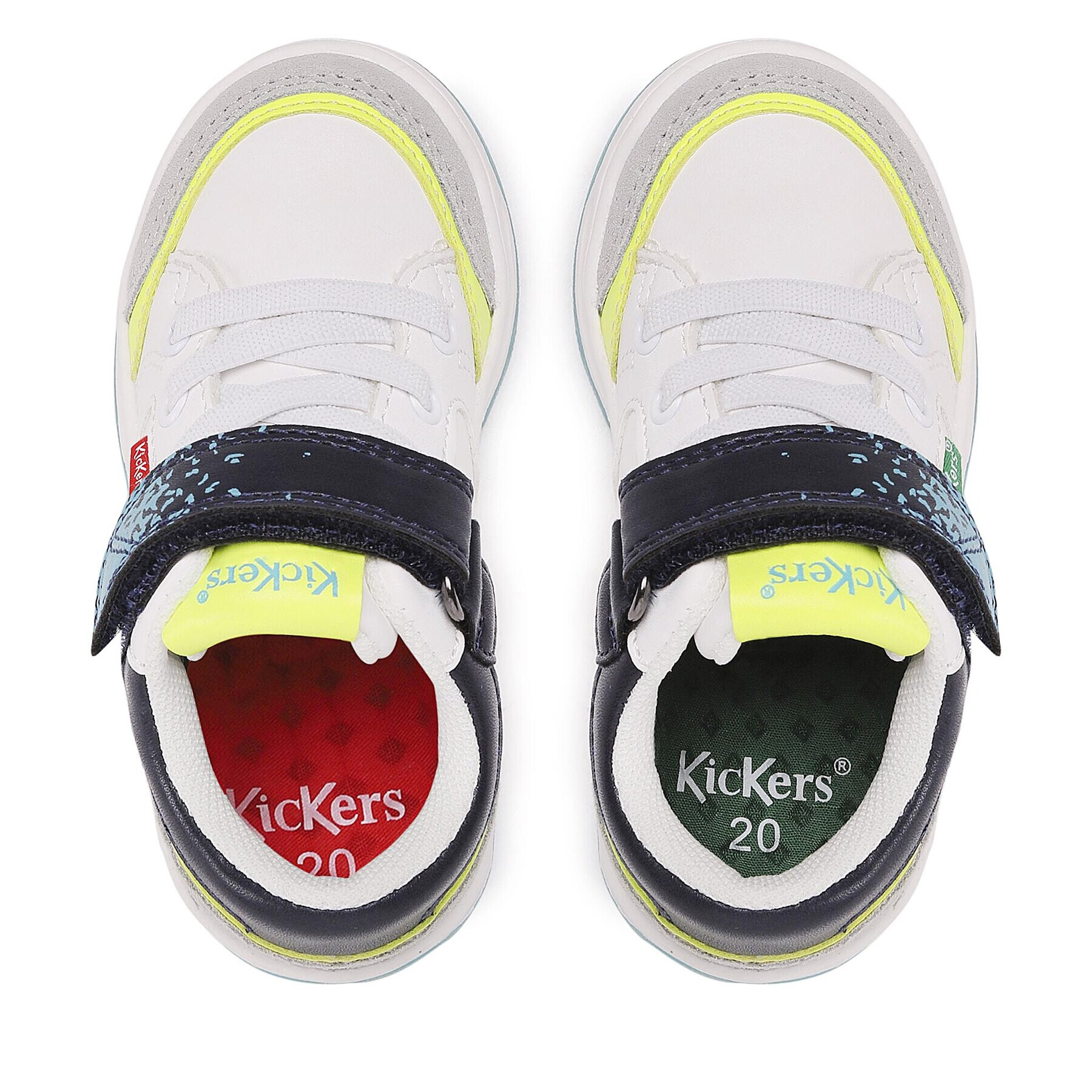 Kickers Сникърси Kouic KI-928540-30 M Бял - Pepit.bg