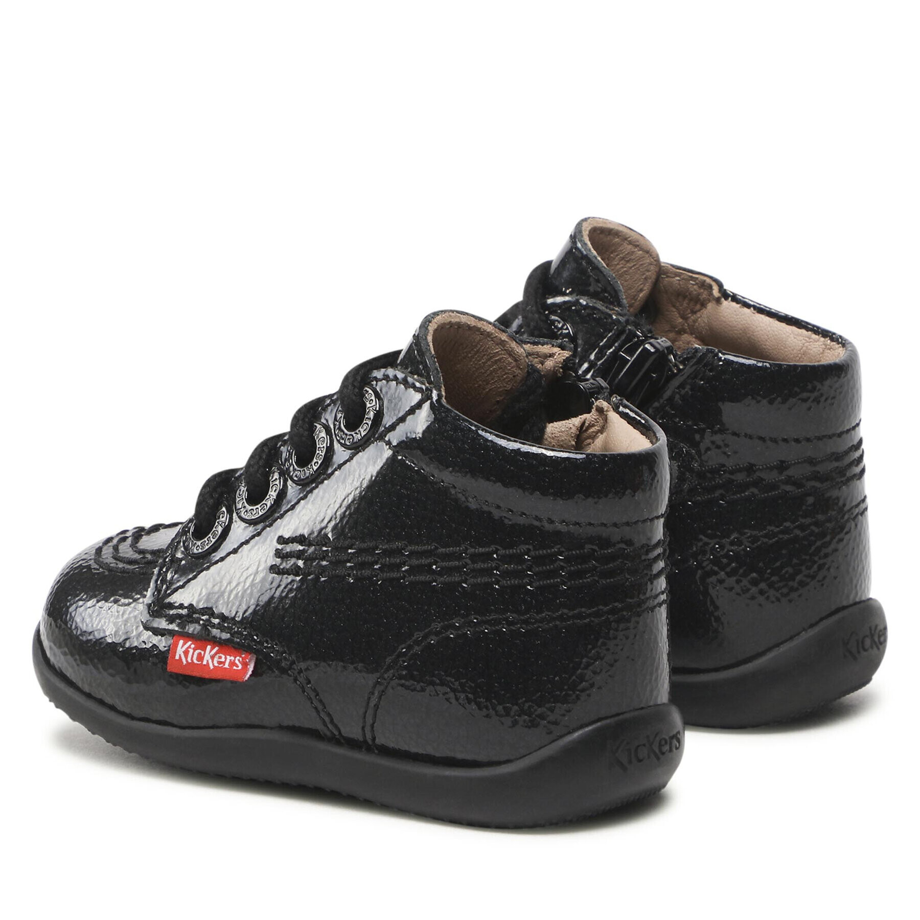 Kickers Зимни обувки Billista Zip 742760-10 M Черен - Pepit.bg