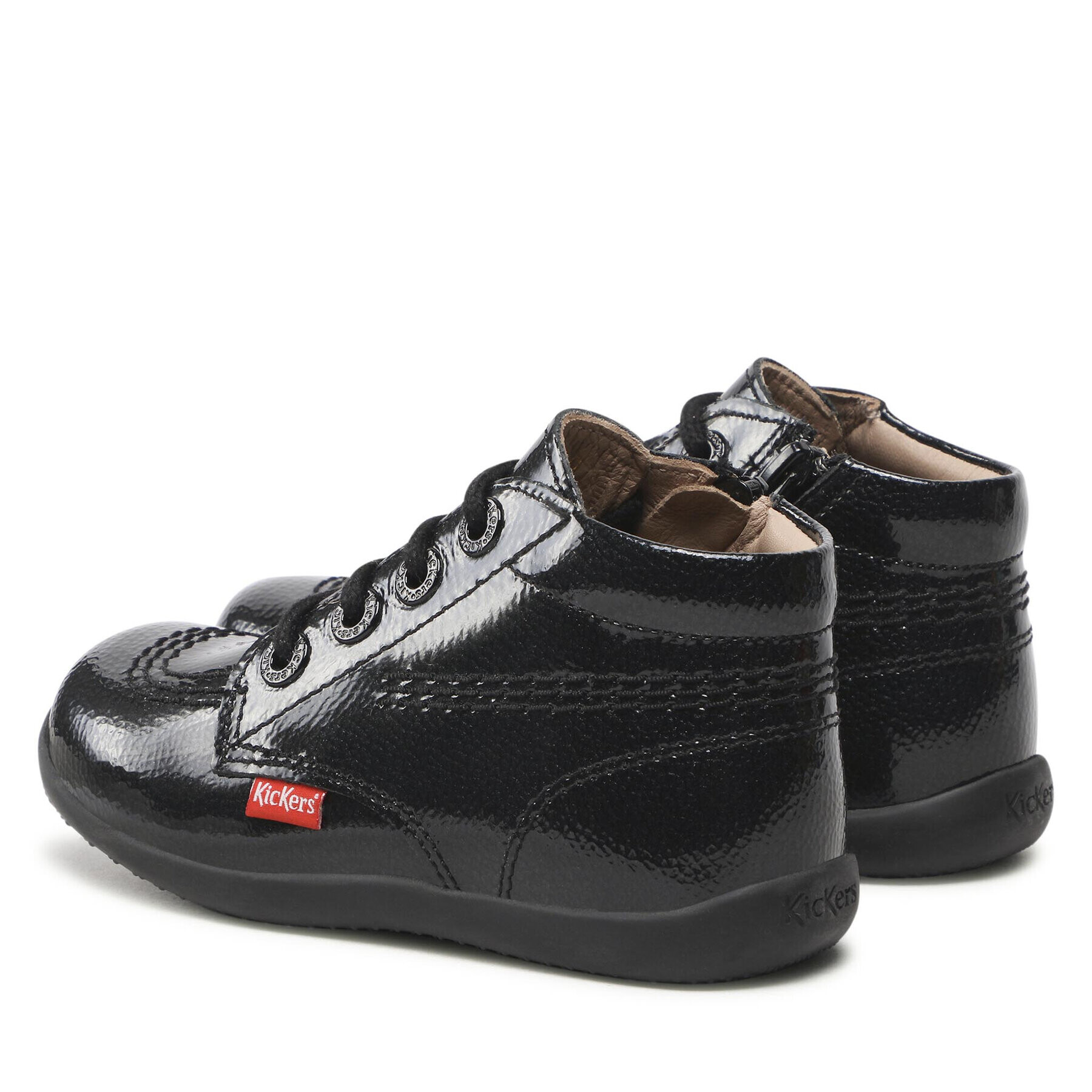 Kickers Зимни обувки Billista Zip 742760-10 S Черен - Pepit.bg