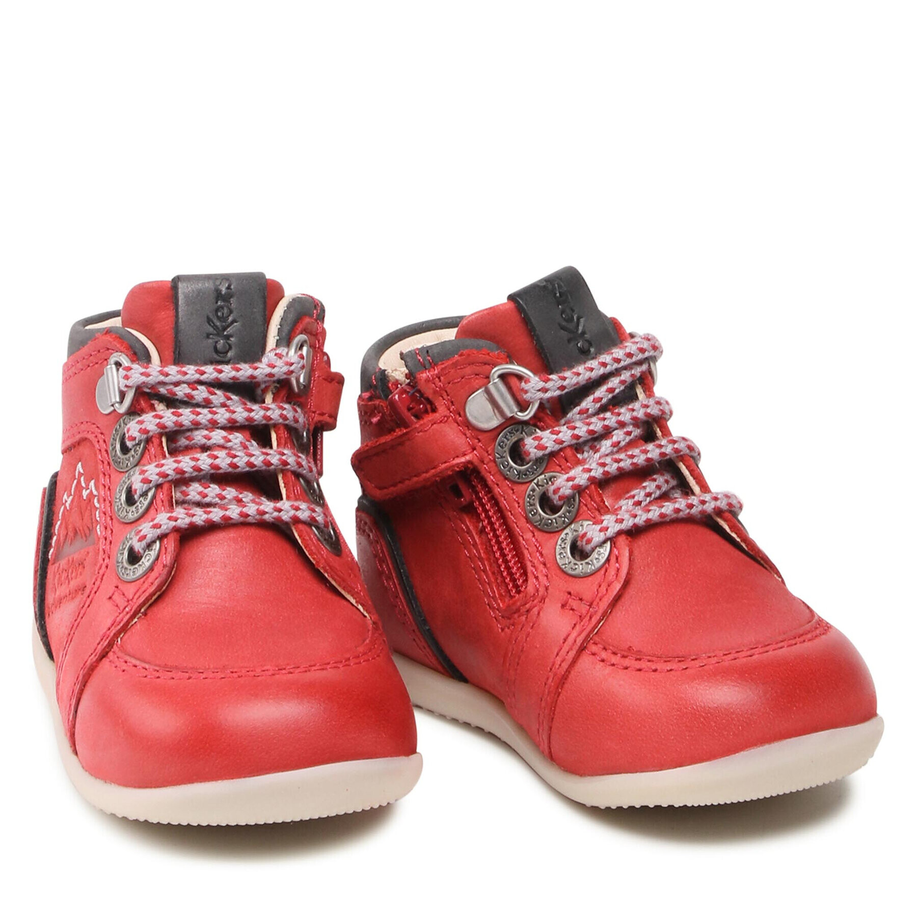 Kickers Зимни обувки Bins Mountain 878601-10 M Червен - Pepit.bg