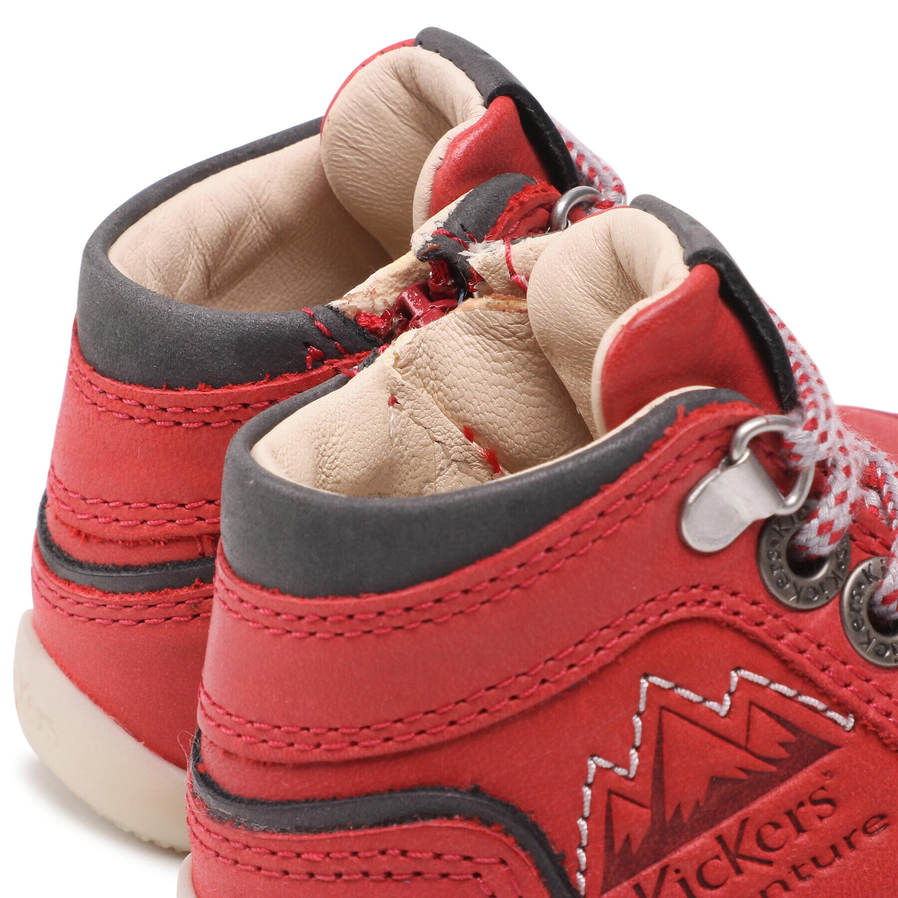 Kickers Зимни обувки Bins Mountain 878601-10 M Червен - Pepit.bg