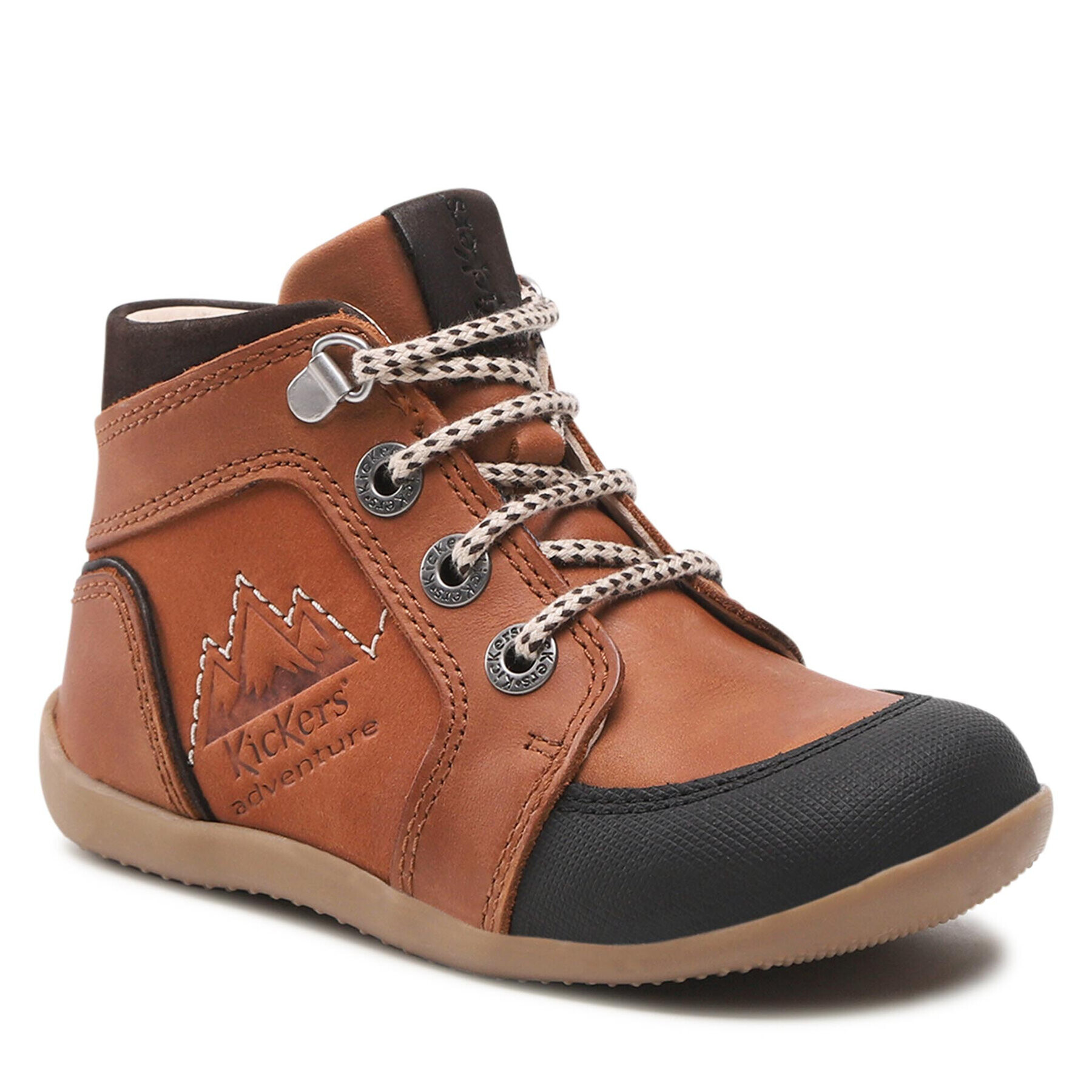 Kickers Зимни обувки Bins Mountain 878602-10 S Кафяв - Pepit.bg