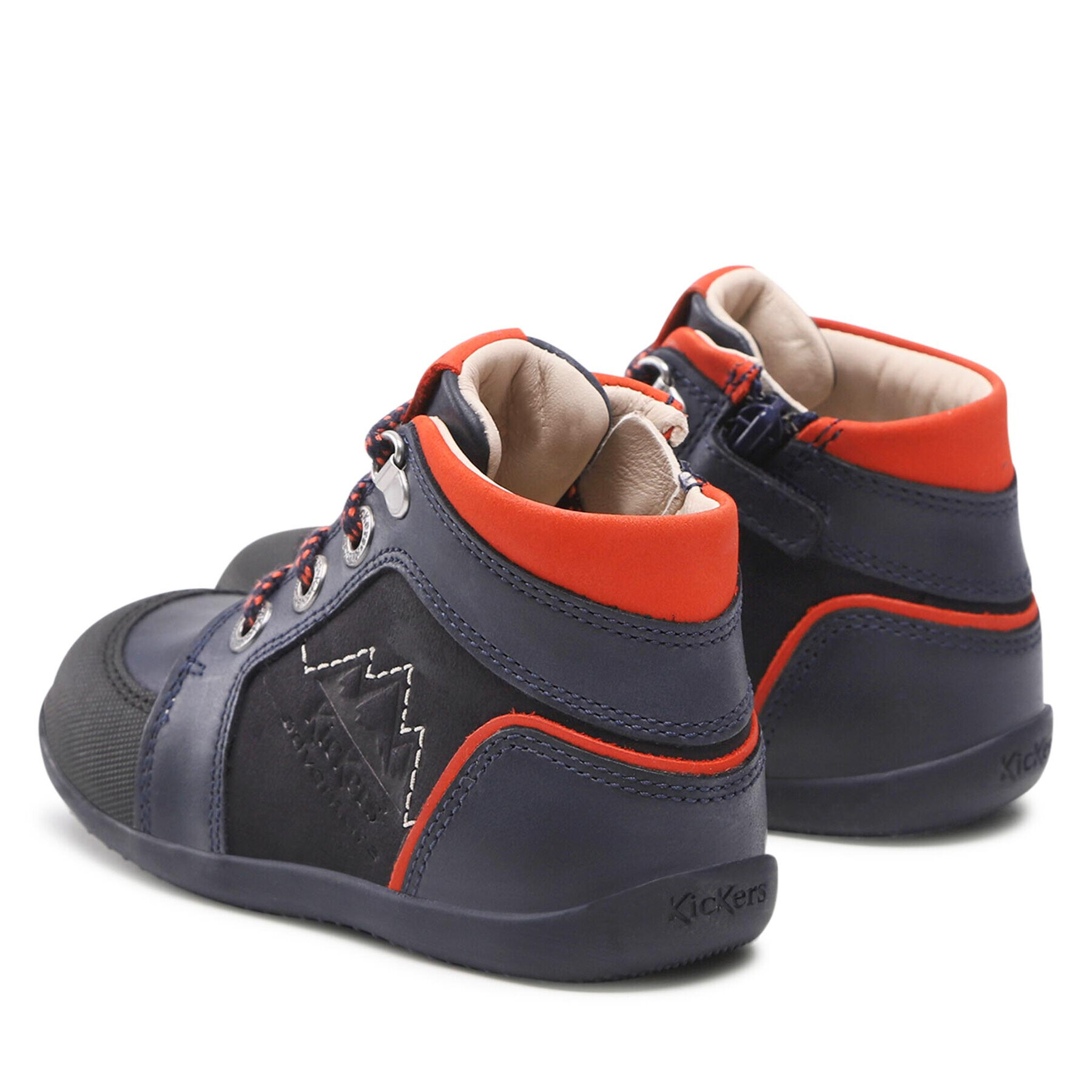 Kickers Зимни обувки Bins Mountain 878602-10 Тъмносин - Pepit.bg