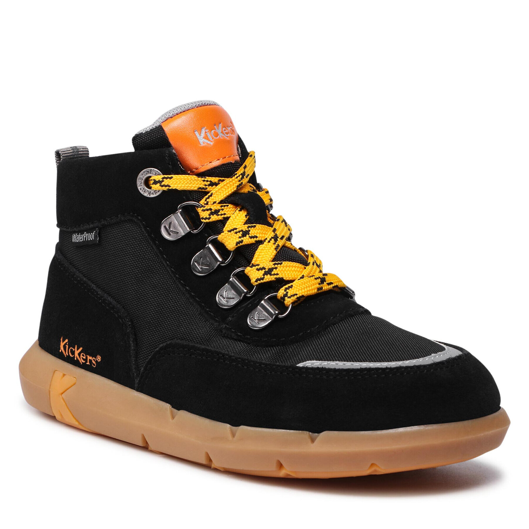Kickers Зимни обувки Juniby 878790-10 Черен - Pepit.bg