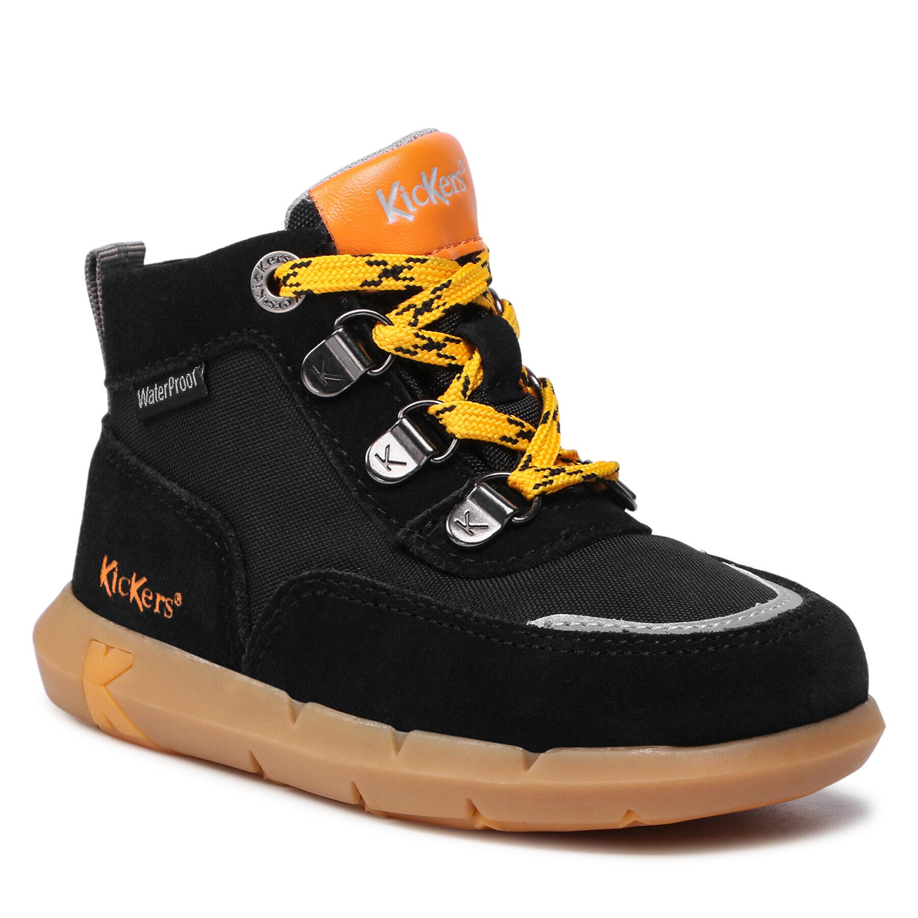 Kickers Зимни обувки Juniby 878790-10 M Черен - Pepit.bg