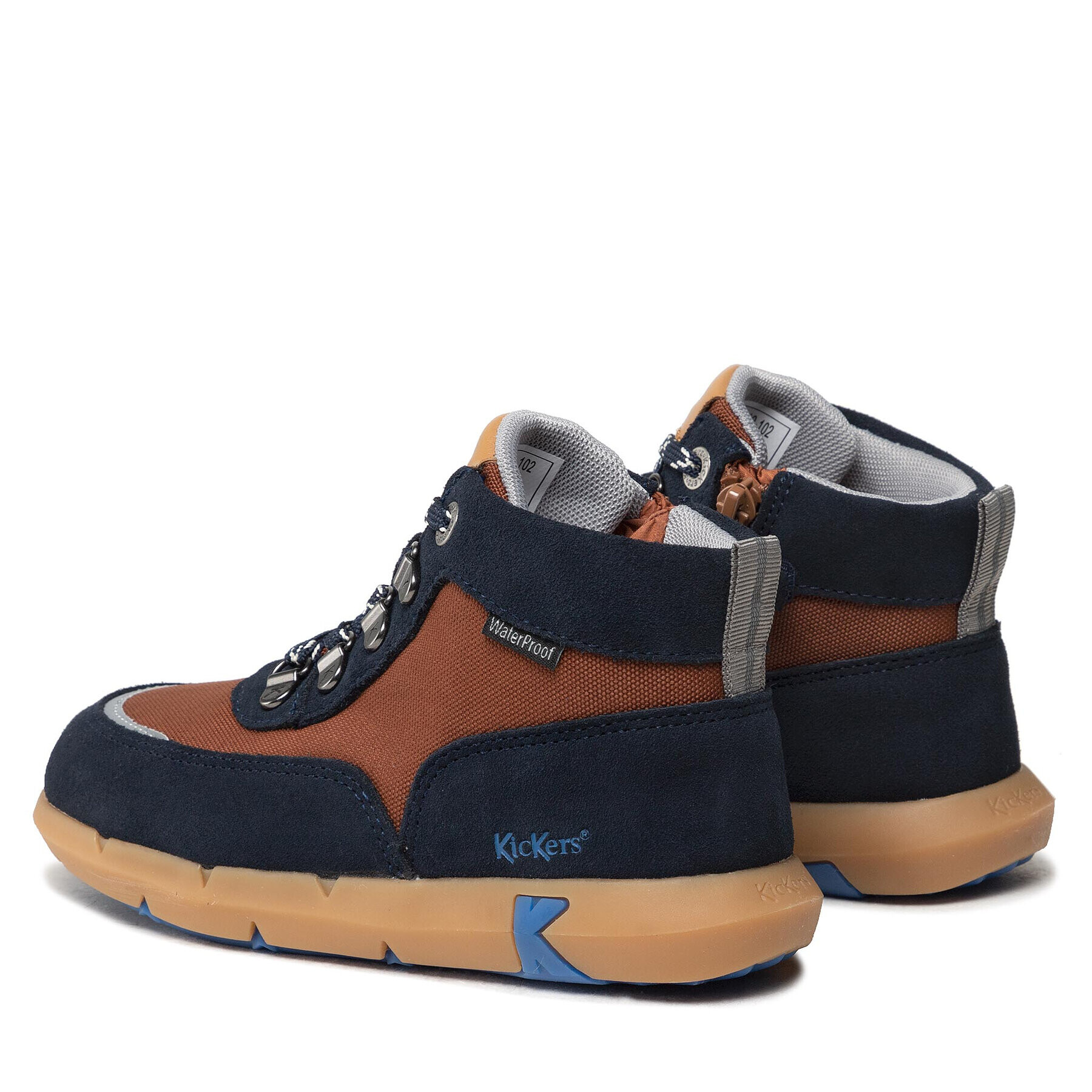 Kickers Зимни обувки Juniby 878790-10 S Кафяв - Pepit.bg