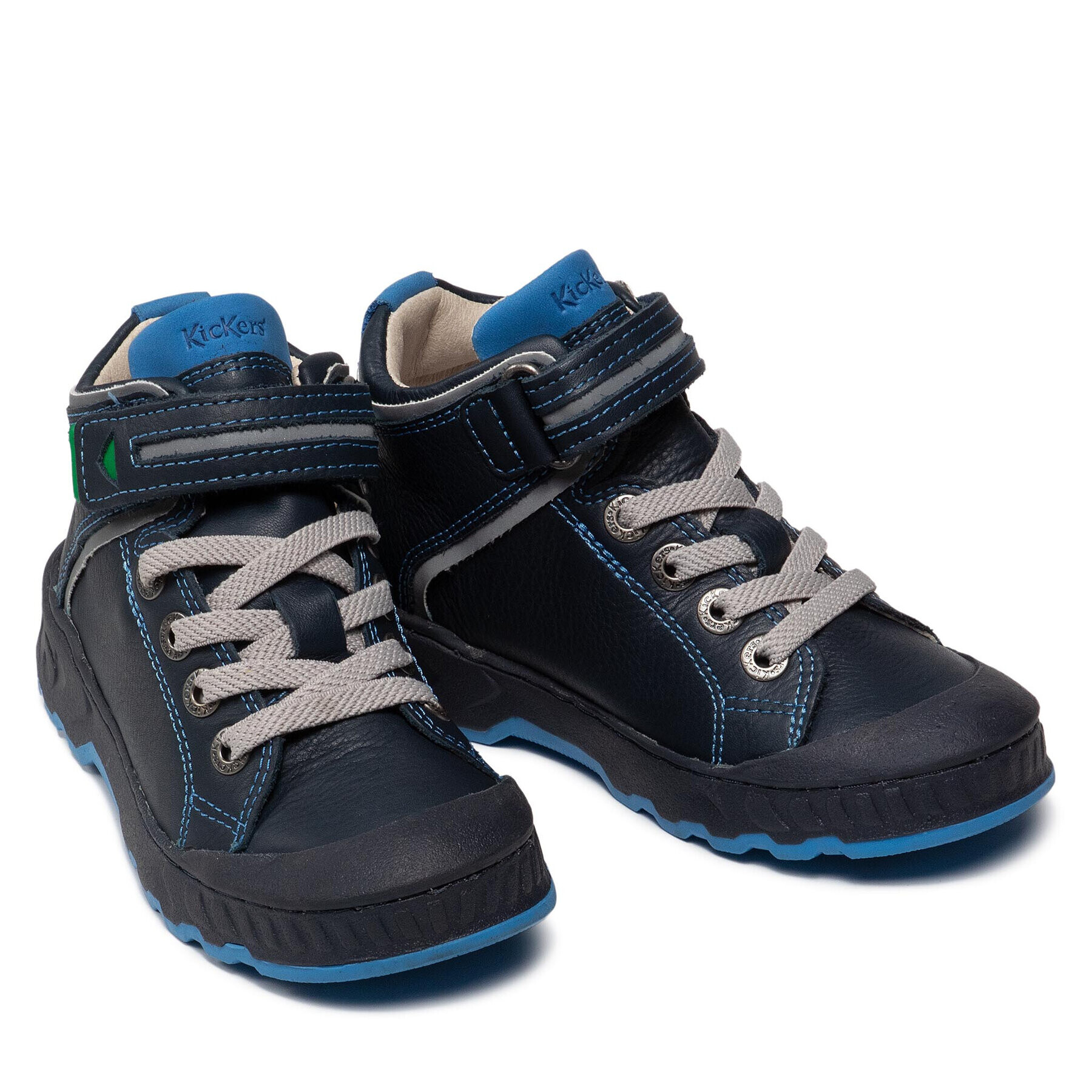 Kickers Зимни обувки Kick Teen 878840-30 S Тъмносин - Pepit.bg