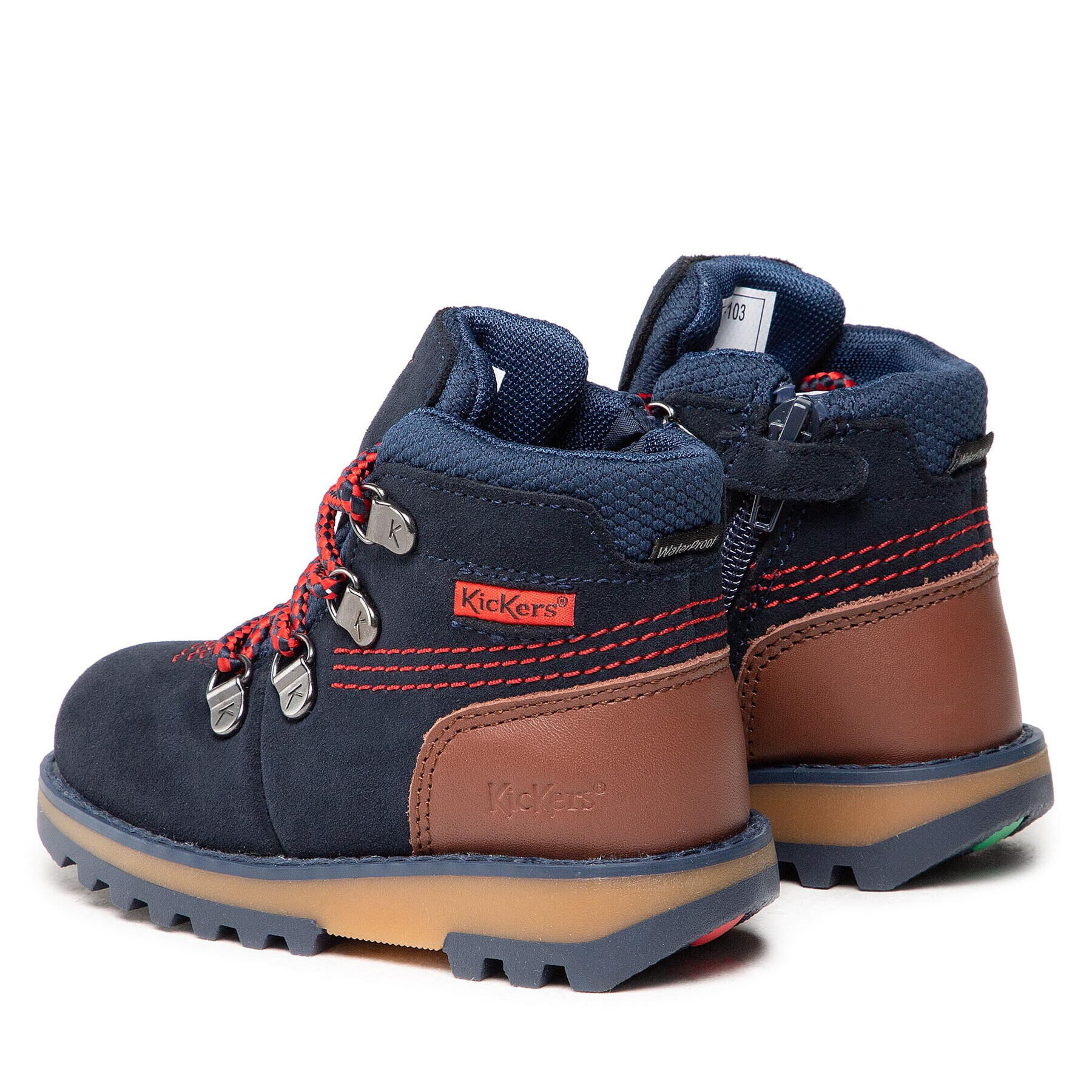 Kickers Зимни обувки Kicknature 878760-10 M Тъмносин - Pepit.bg