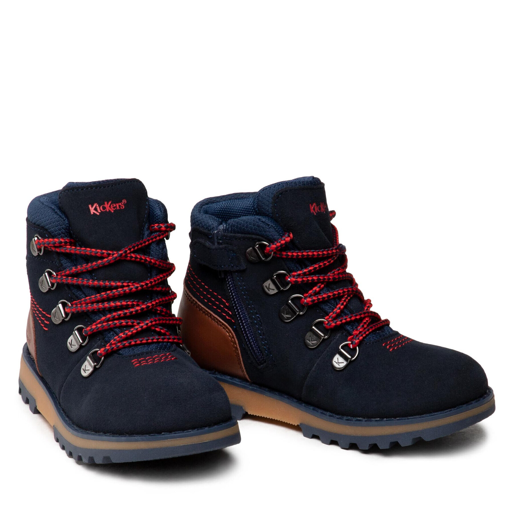 Kickers Зимни обувки Kicknature 878760-10 S Тъмносин - Pepit.bg