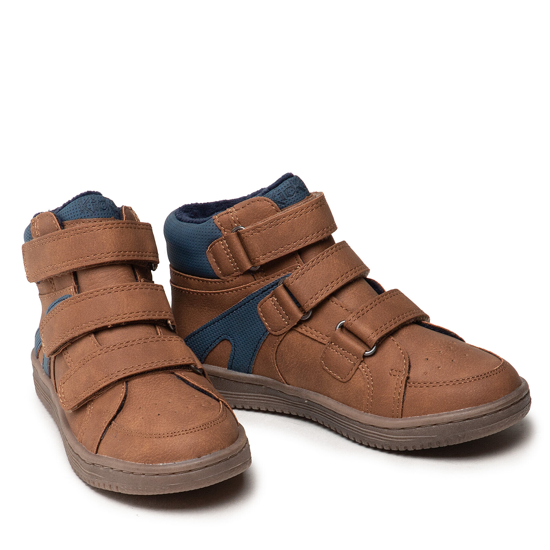 Kickers Зимни обувки Lohan 739364-30 S Кафяв - Pepit.bg