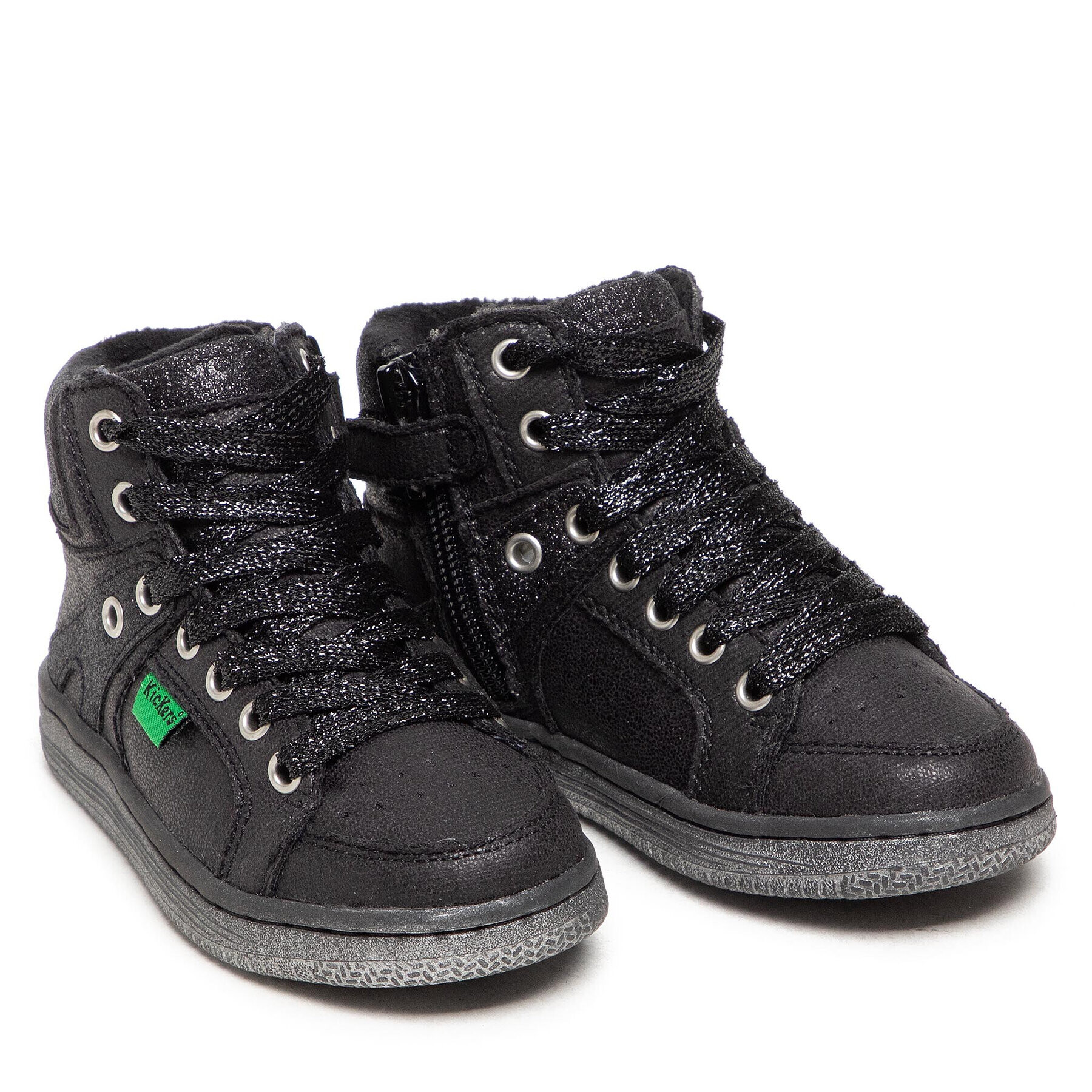 Kickers Зимни обувки Lowell 739352-30 M Черен - Pepit.bg