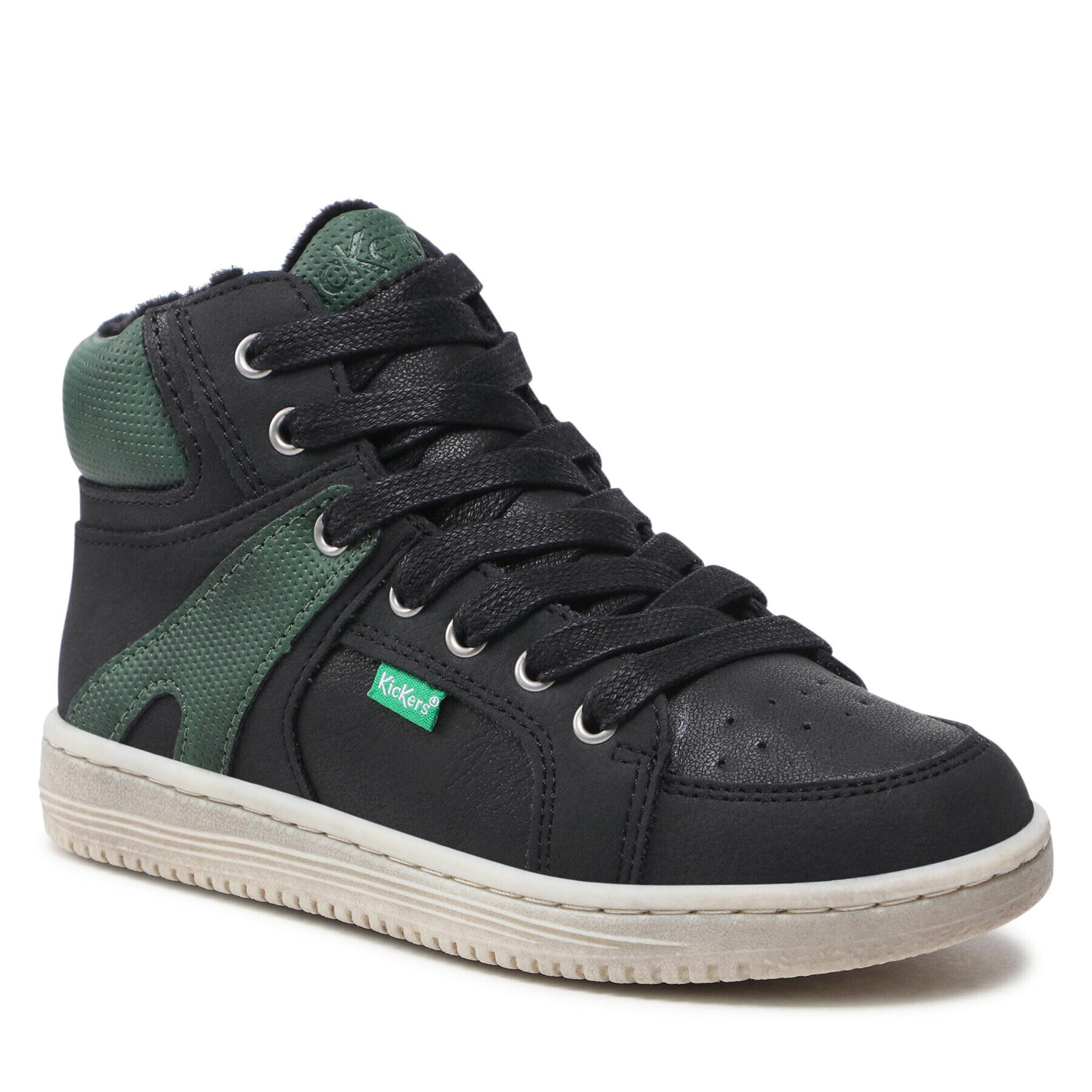 Kickers Зимни обувки Lowell 739353-3 S Черен - Pepit.bg