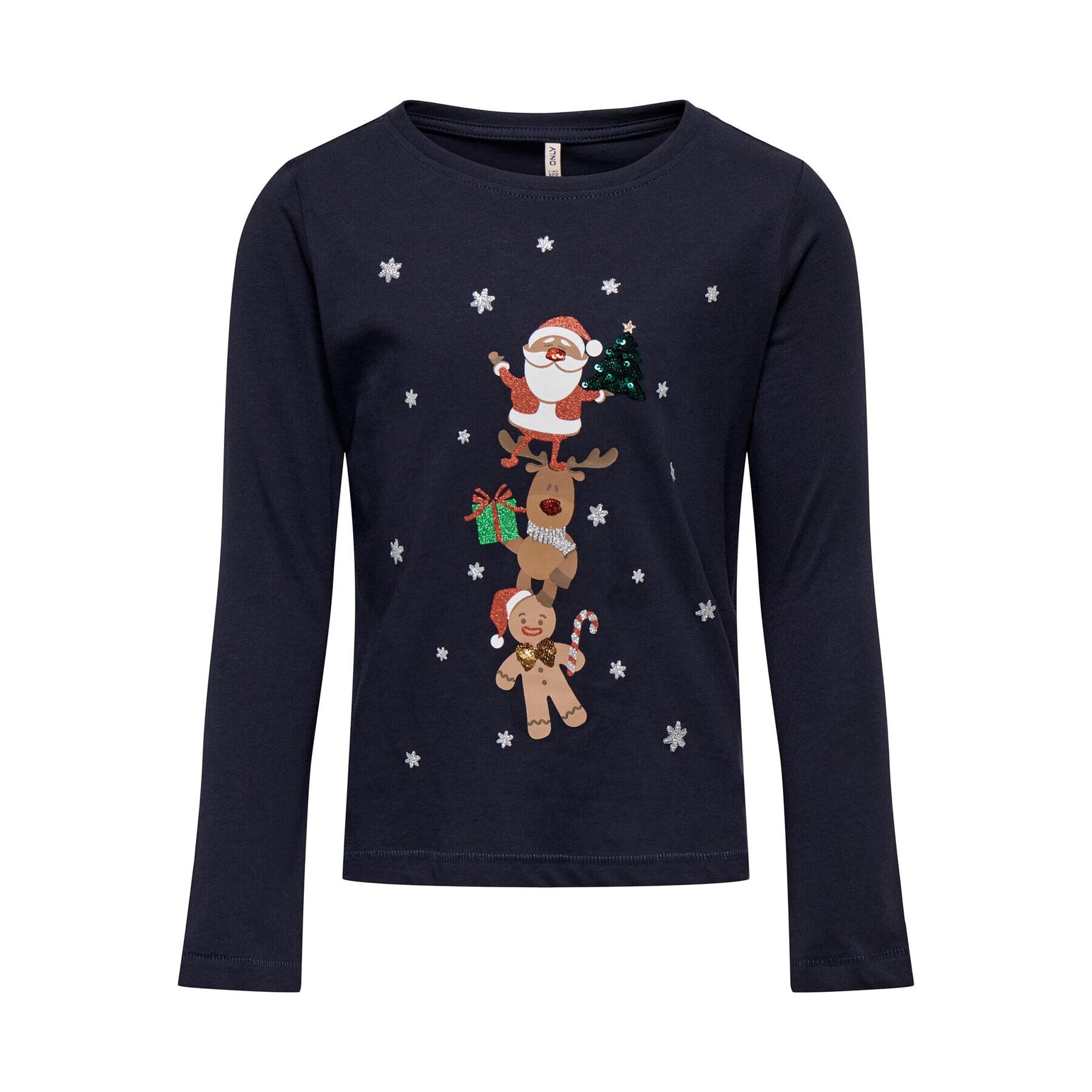 Kids ONLY Блуза Xmas 15280278 Тъмносин Regular Fit - Pepit.bg