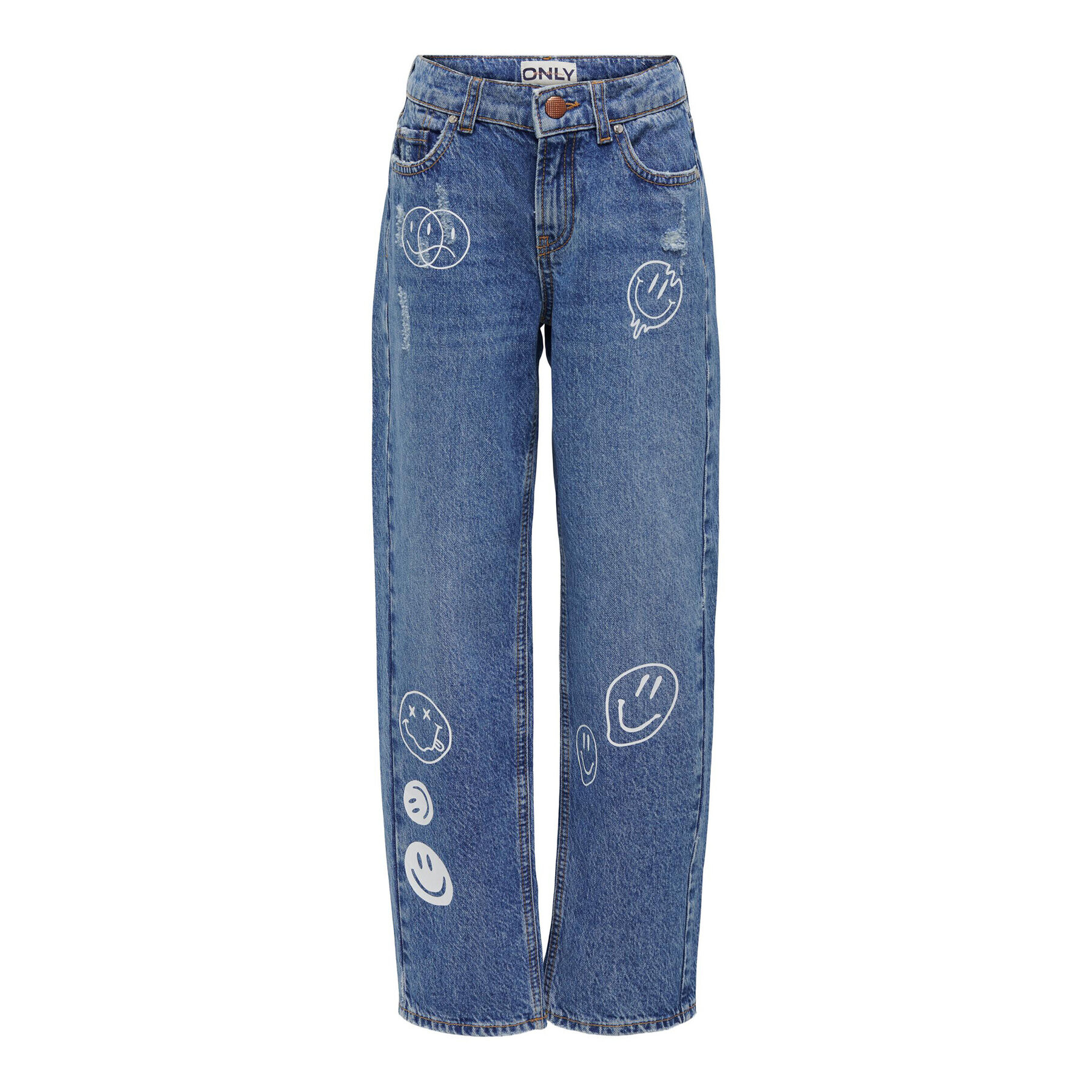 Kids ONLY Дънки 15293568 Син Straight Fit - Pepit.bg