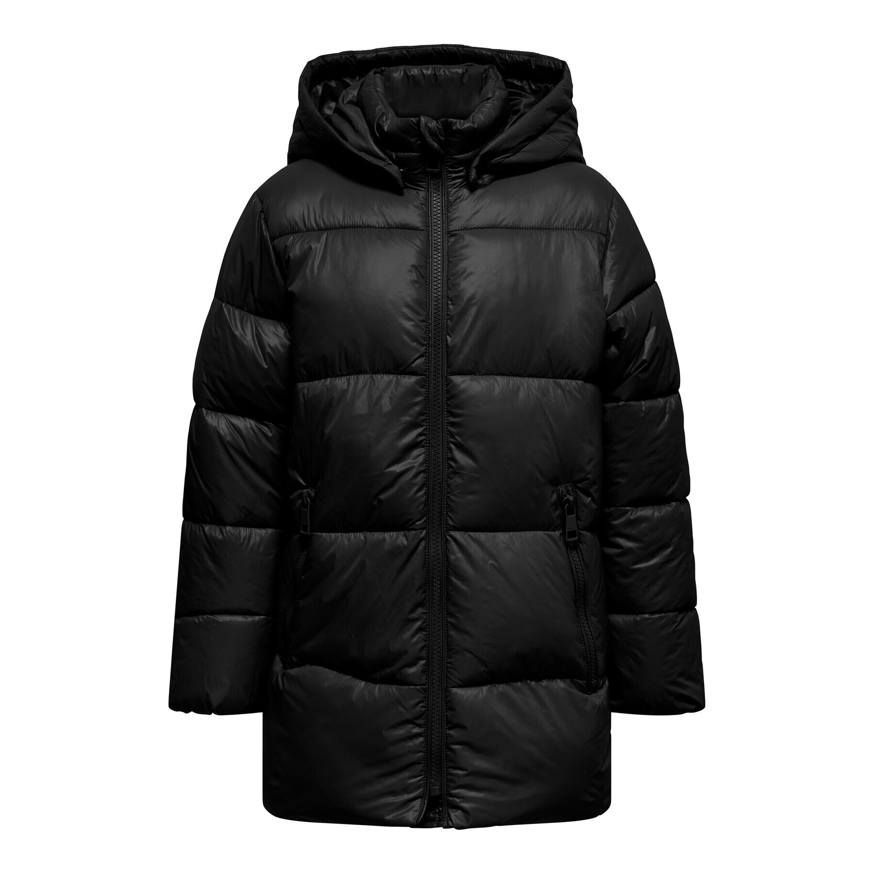 Kids ONLY Пухено яке 15296066 Черен Regular Fit - Pepit.bg