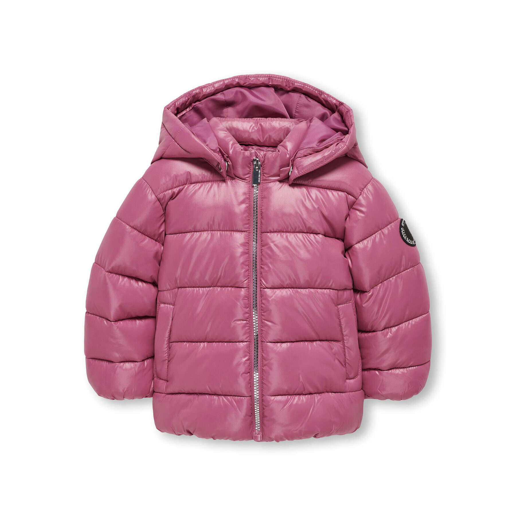 Kids ONLY Пухено яке 15306390 Розов Regular Fit - Pepit.bg