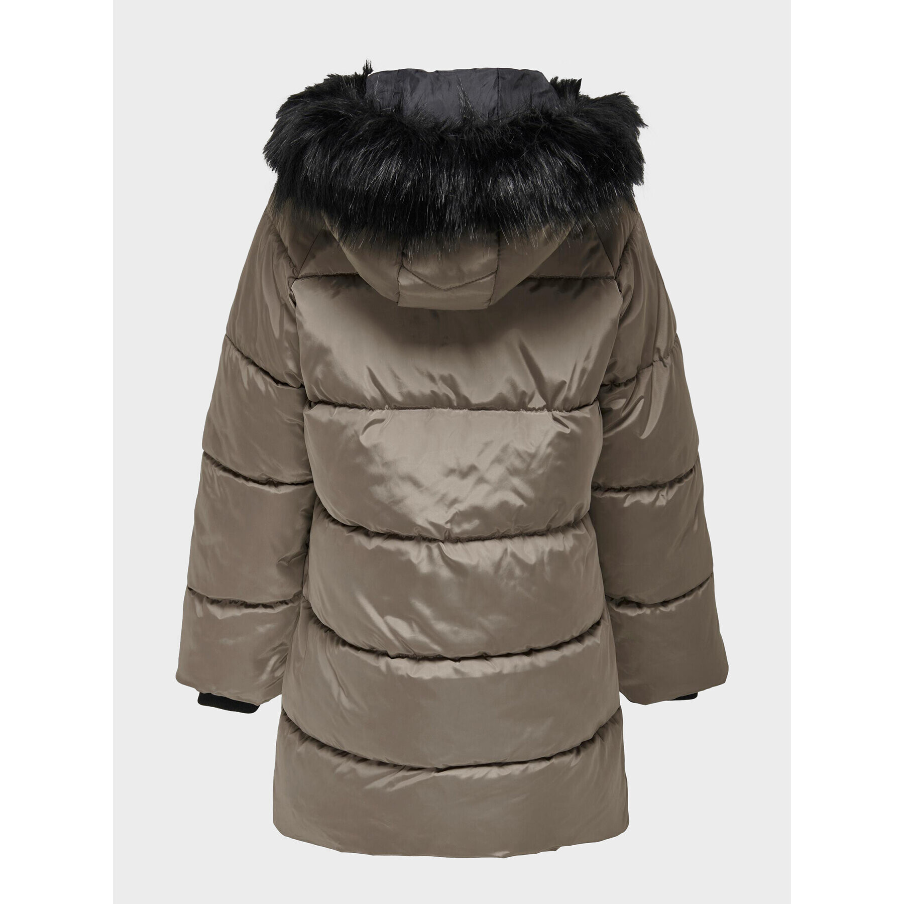 Kids ONLY Пухено яке Monica 15207565 Зелен Regular Fit - Pepit.bg
