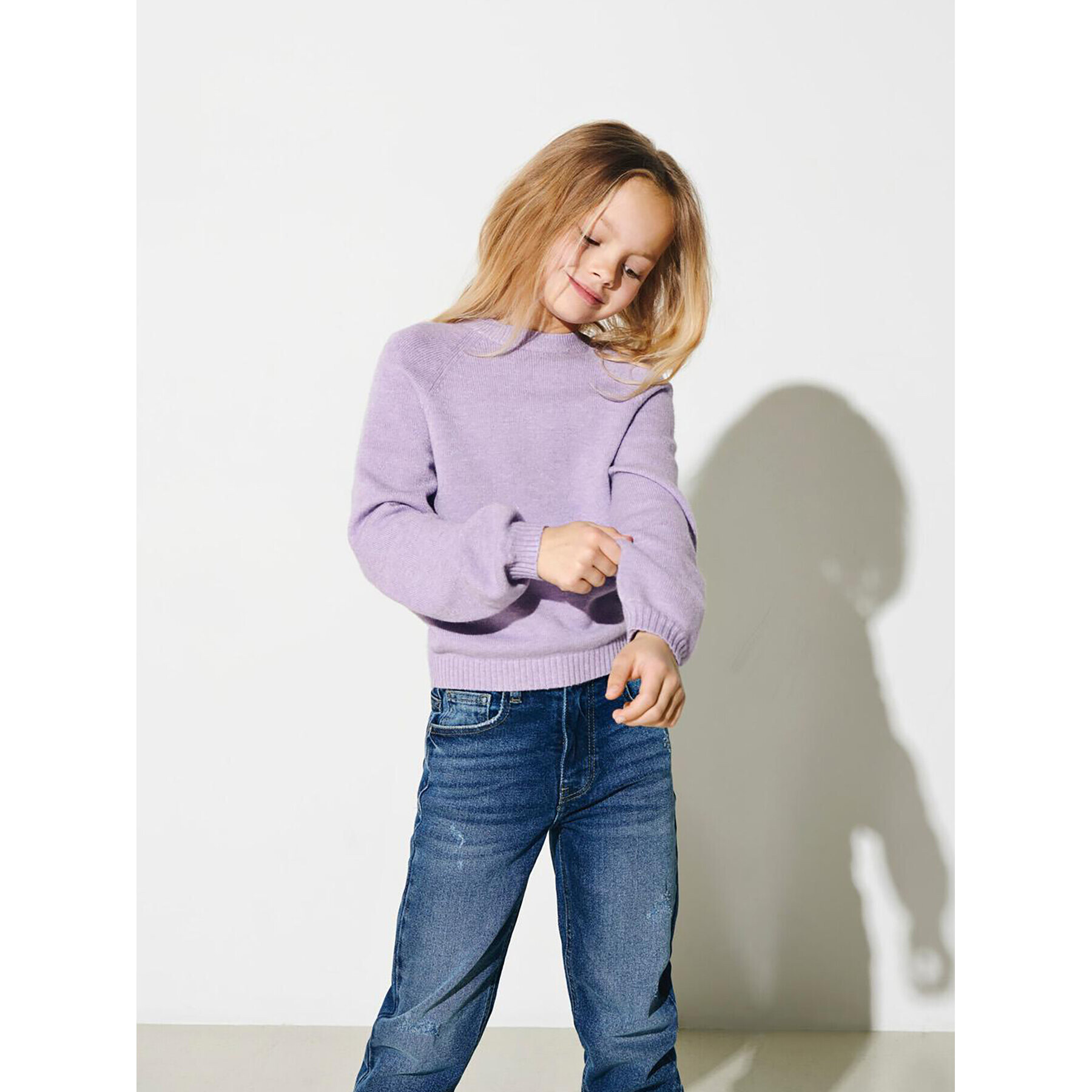 Kids ONLY Пуловер Lesley 15246166 Виолетов Regular Fit - Pepit.bg