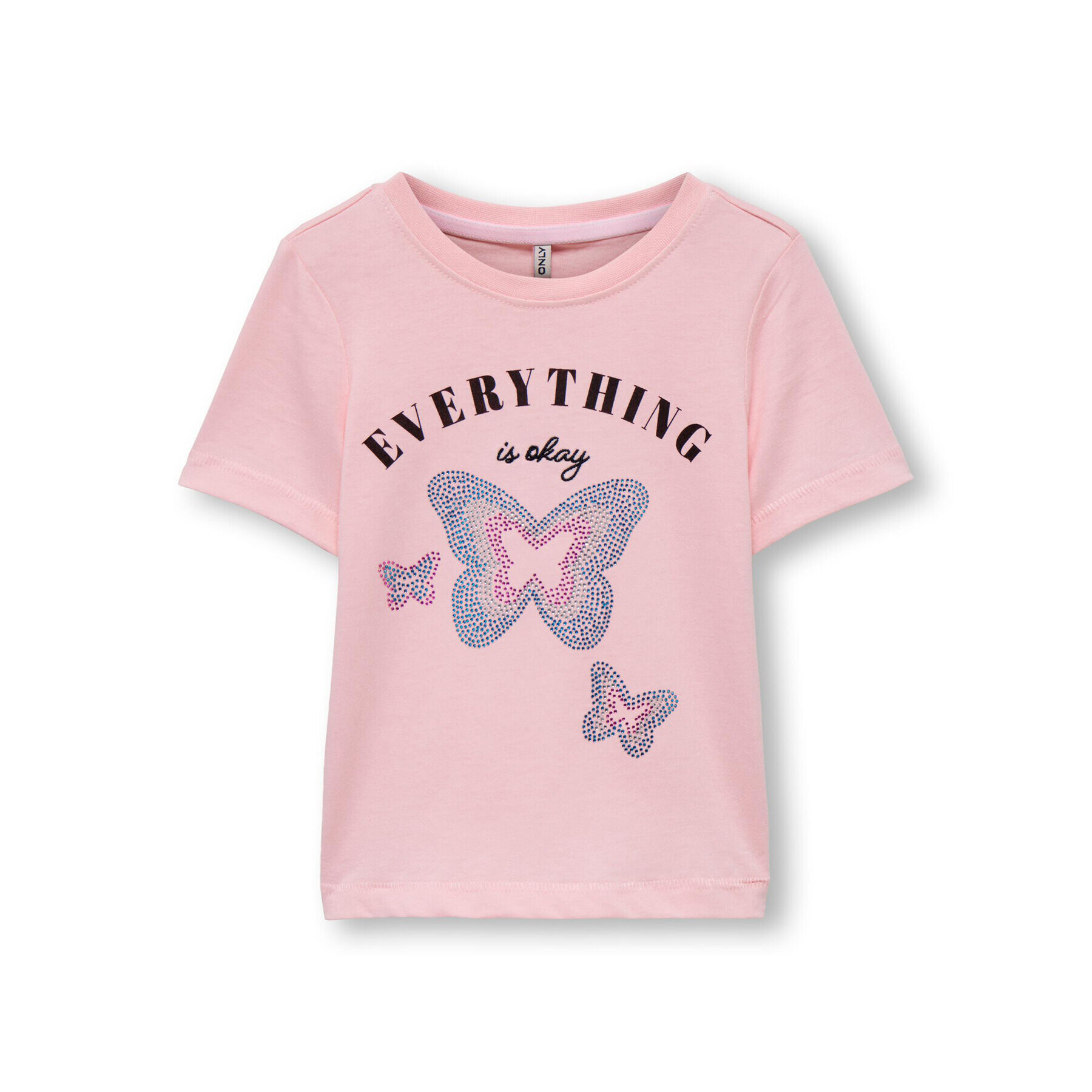 Kids ONLY Тишърт 15292198 Розов Regular Fit - Pepit.bg