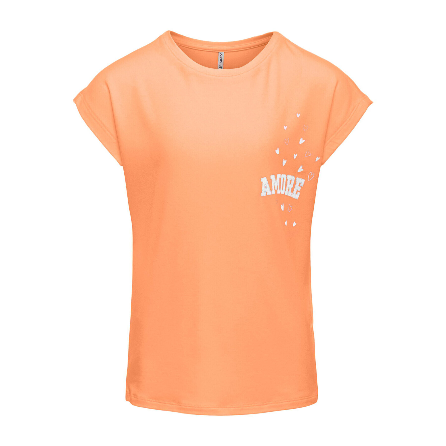 Kids ONLY Тишърт 15292334 Оранжев Regular Fit - Pepit.bg