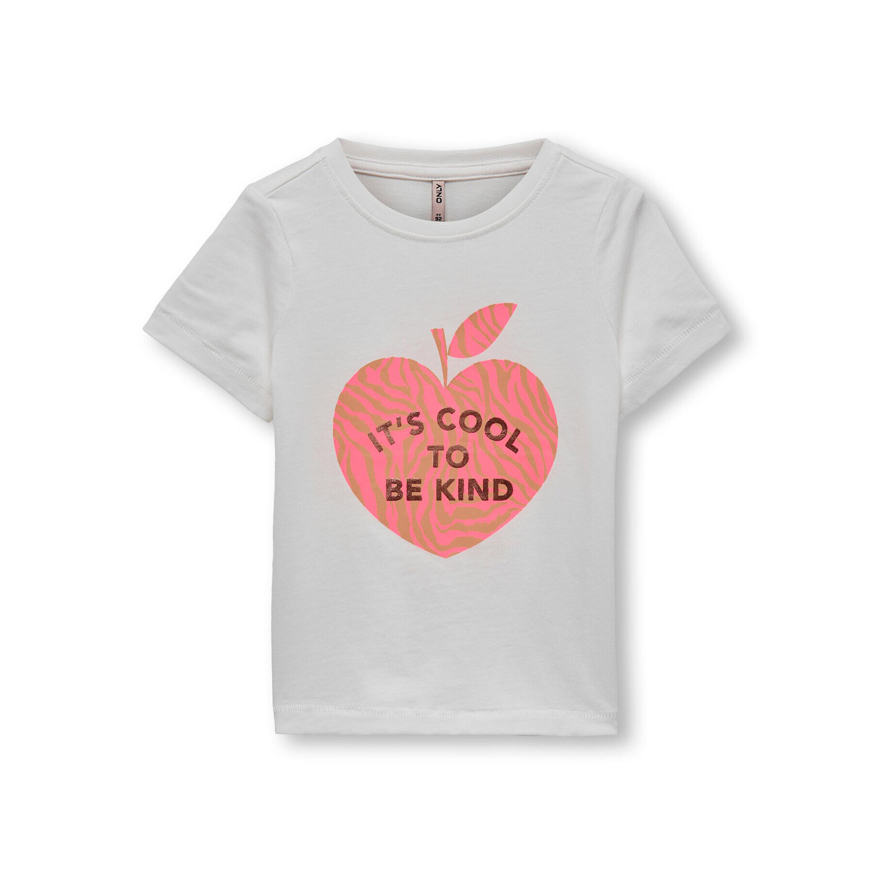 Kids ONLY Тишърт 15292343 Бял Slim Fit - Pepit.bg