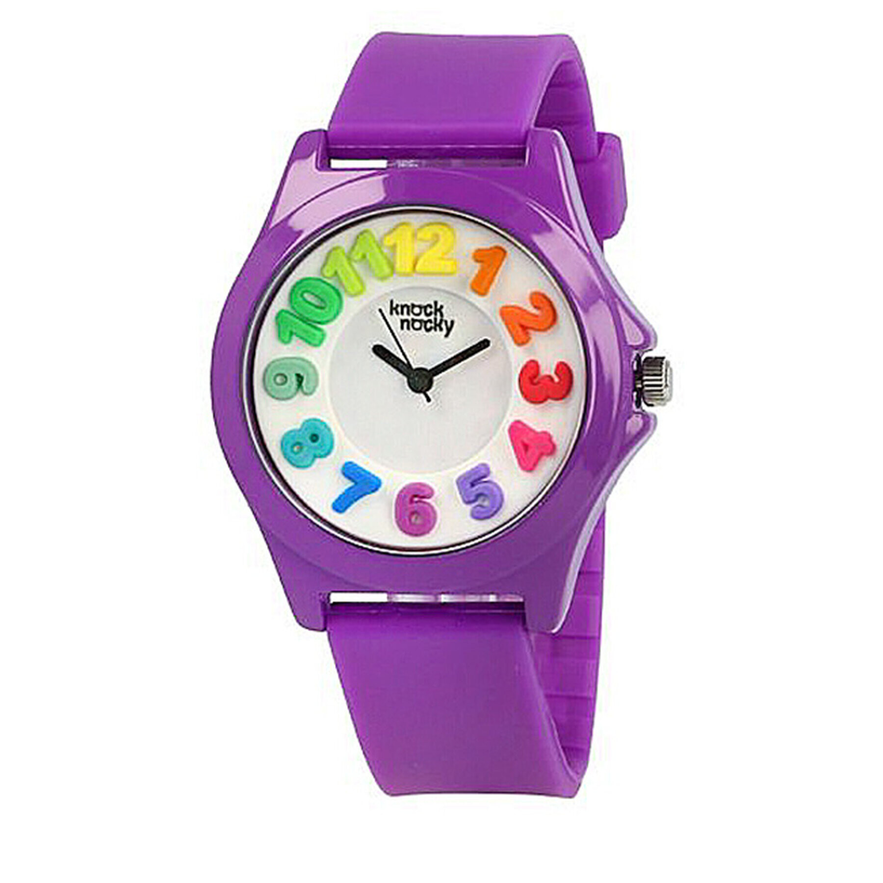 Knock Nocky Часовник Rainbow RB3523005 Виолетов - Pepit.bg