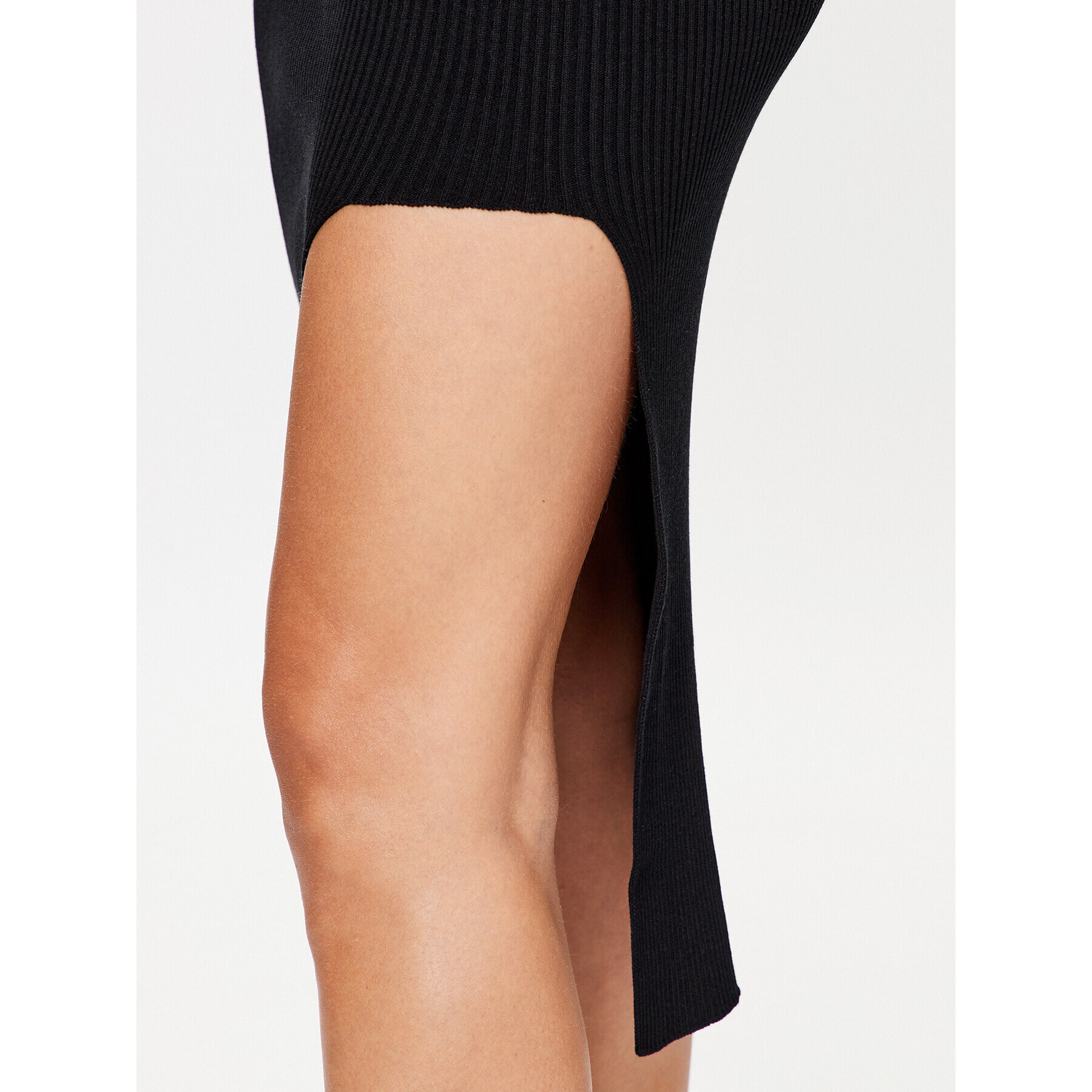 Kontatto Ежедневна рокля 3M9040 Черен Slim Fit - Pepit.bg