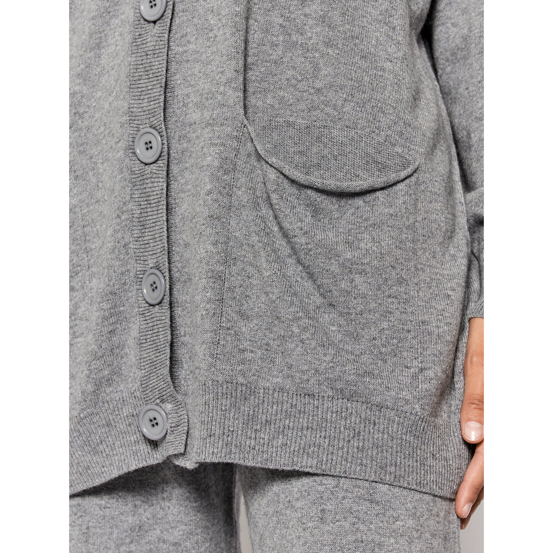 Kontatto Кардиган 3M8363 Сив Oversize - Pepit.bg