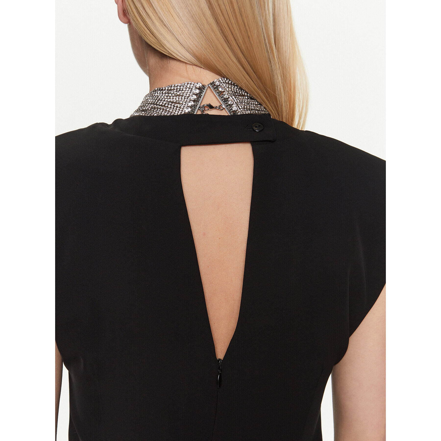 Kontatto Коктейлна рокля NO1006 Черен Slim Fit - Pepit.bg