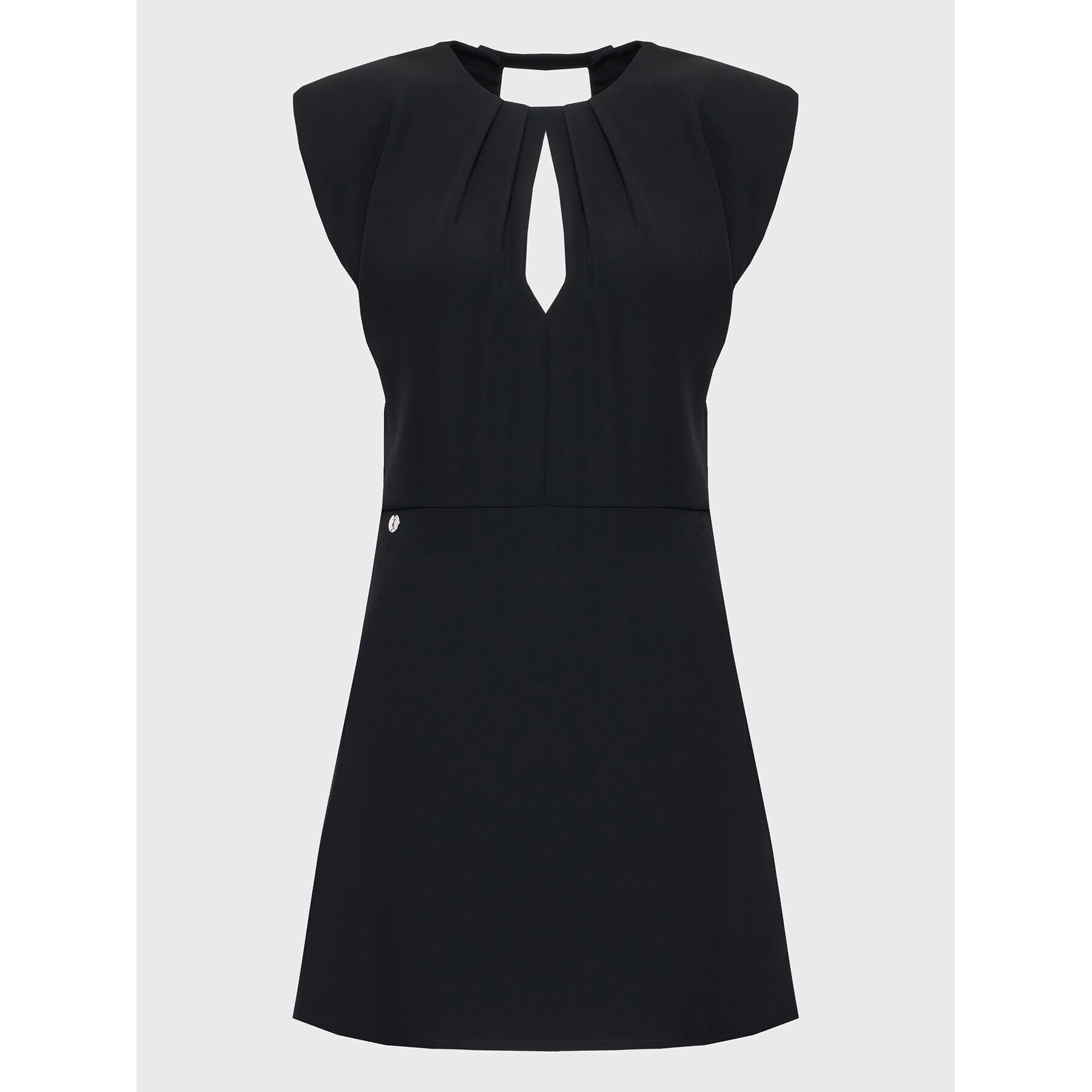 Kontatto Коктейлна рокля NO1006 Черен Slim Fit - Pepit.bg