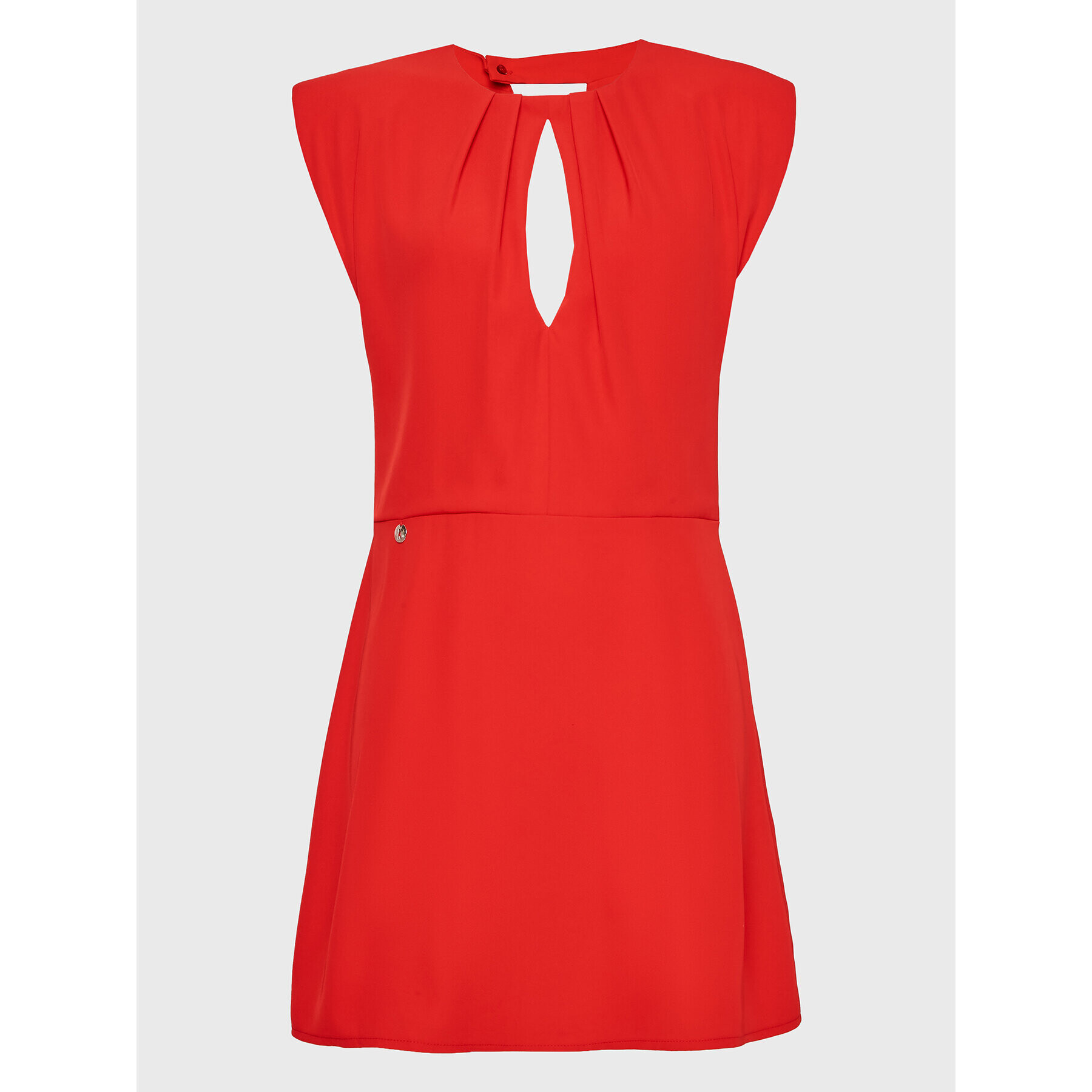 Kontatto Коктейлна рокля NO1006 Червен Slim Fit - Pepit.bg
