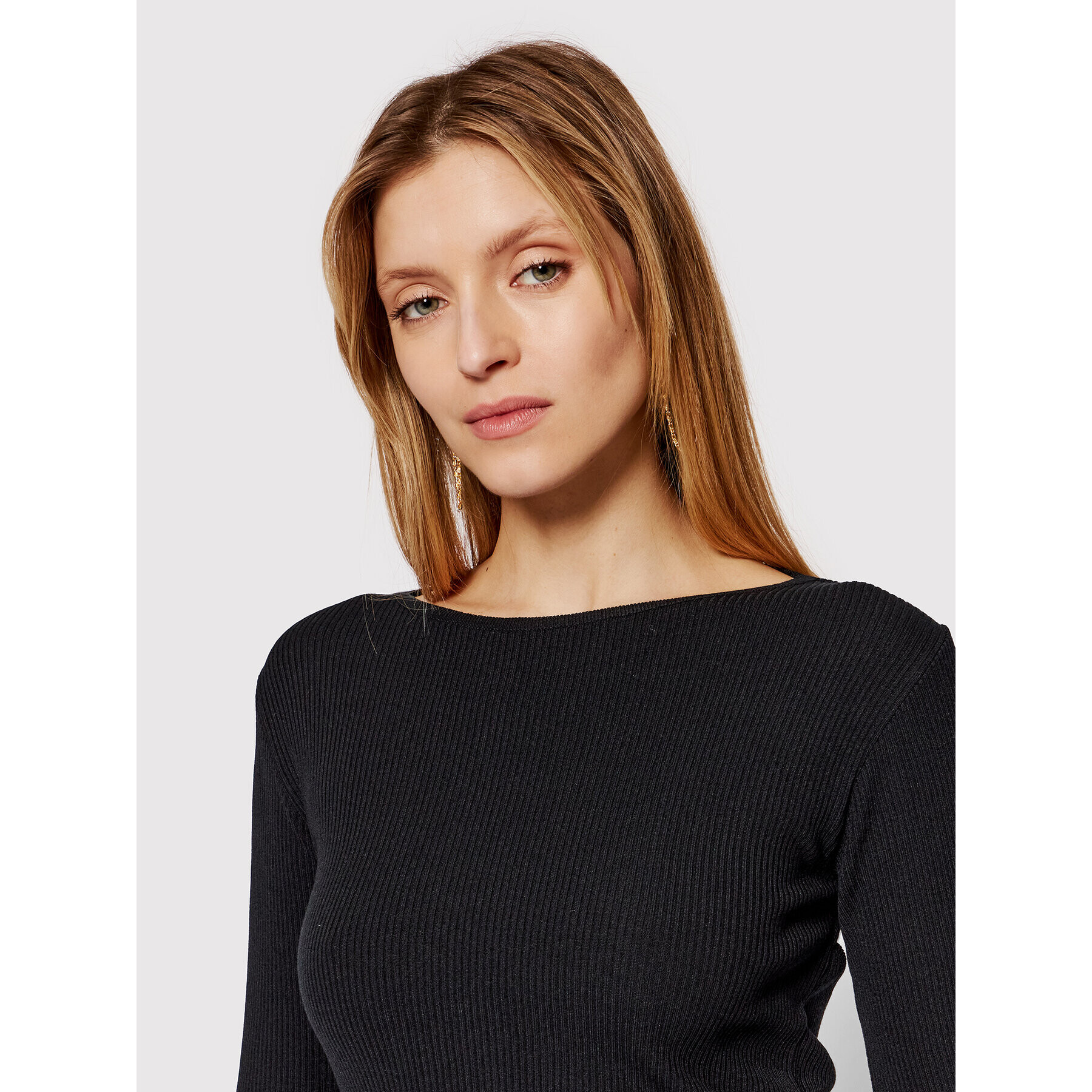 Kontatto Пуловер 3M7440 Черен Slim Fit - Pepit.bg