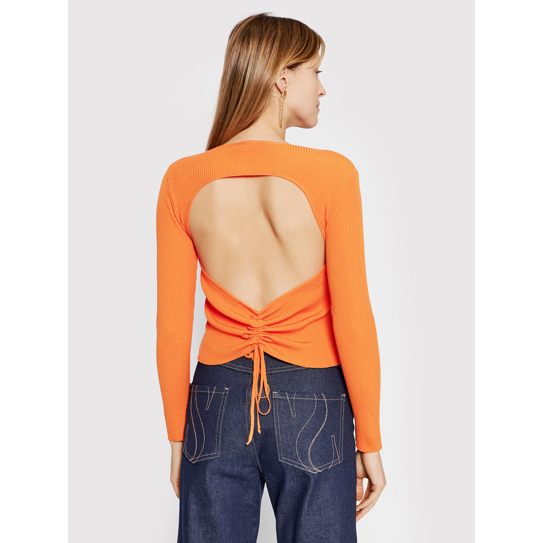 Kontatto Пуловер 3M7440 Оранжев Slim Fit - Pepit.bg