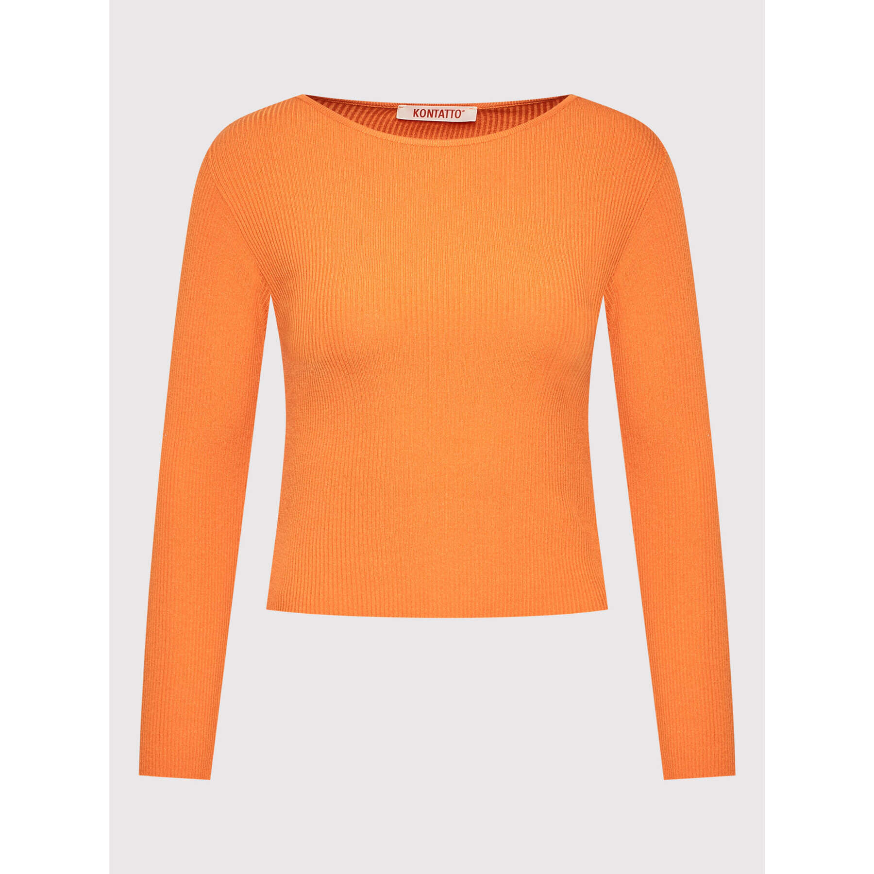 Kontatto Пуловер 3M7440 Оранжев Slim Fit - Pepit.bg