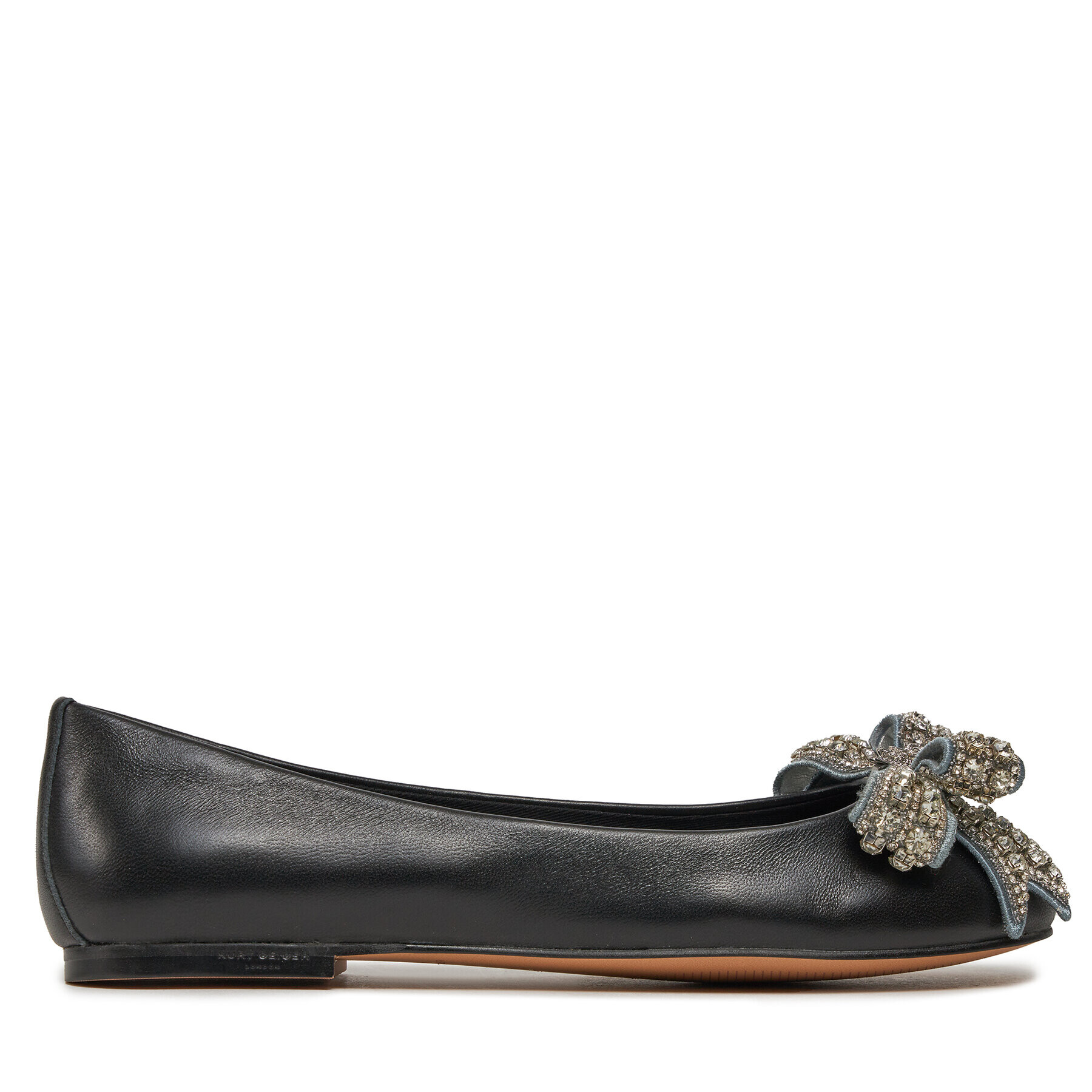 Kurt Geiger Балеринки Bow 621300109 Черен - Pepit.bg