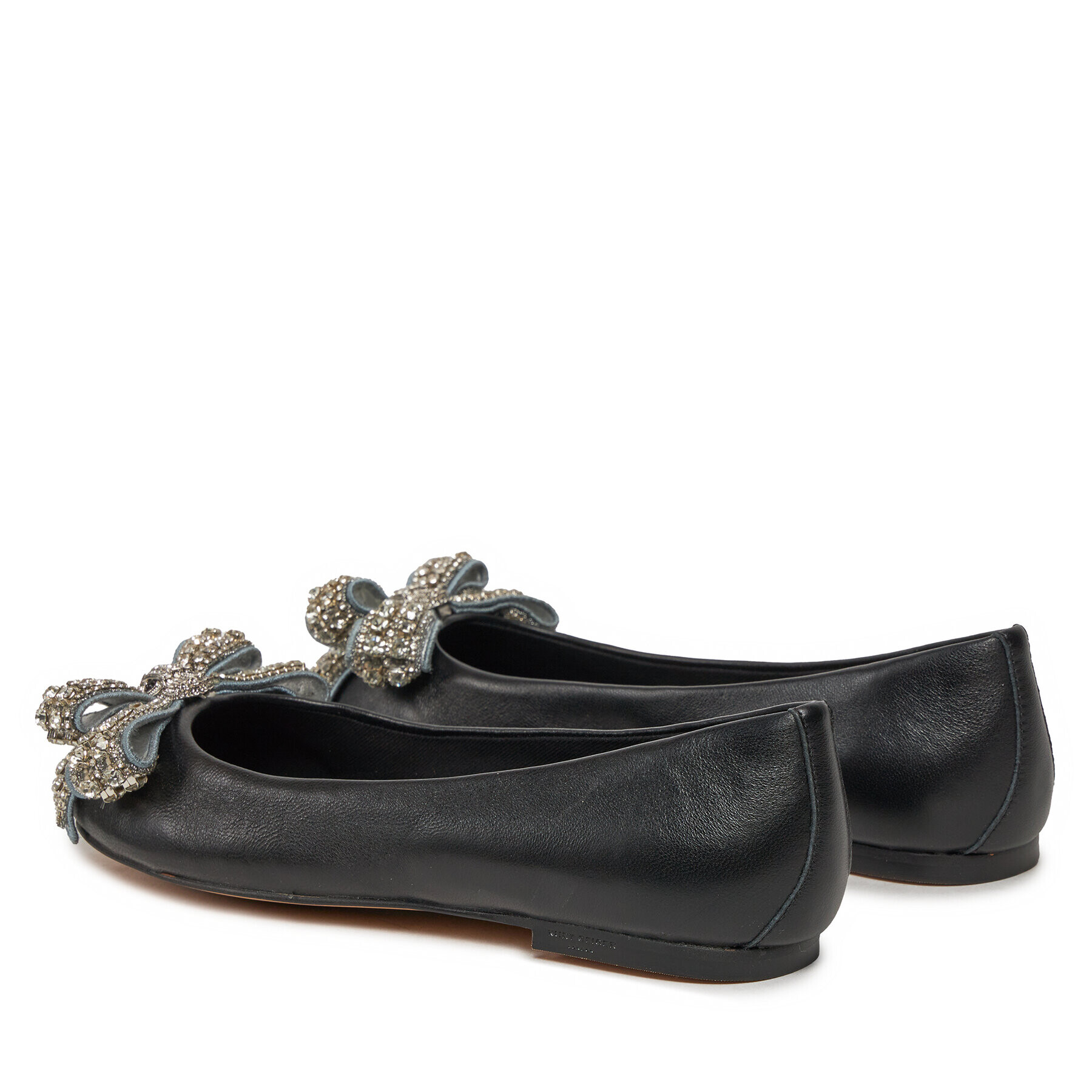 Kurt Geiger Балеринки Bow 621300109 Черен - Pepit.bg