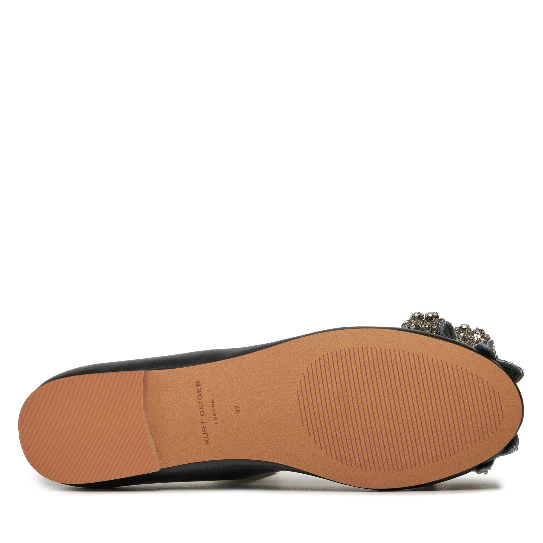 Kurt Geiger Балеринки Bow 621300109 Черен - Pepit.bg