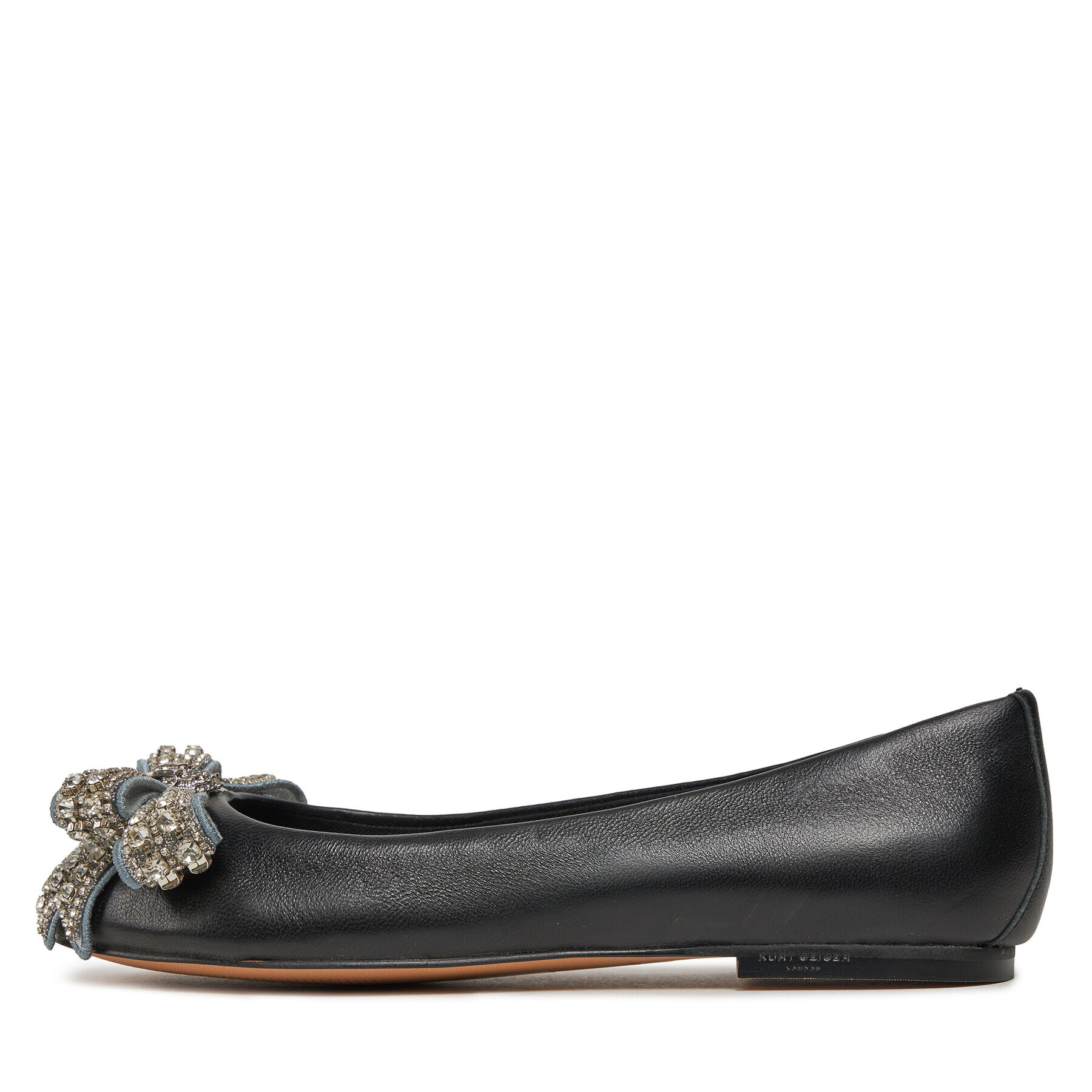 Kurt Geiger Балеринки Bow 621300109 Черен - Pepit.bg