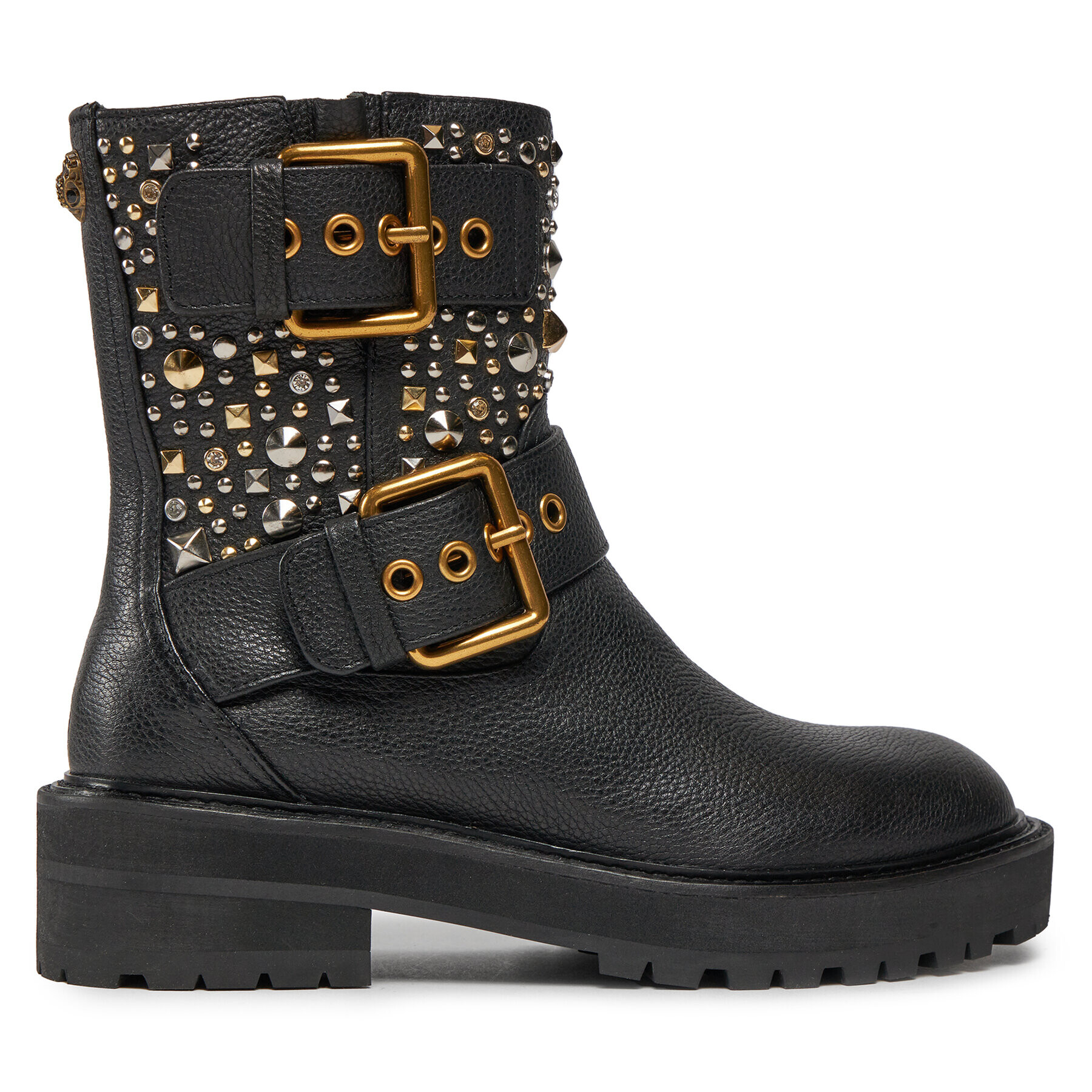 Kurt Geiger Боти 225-Hackney Biker Boot 546505109 Черен - Pepit.bg