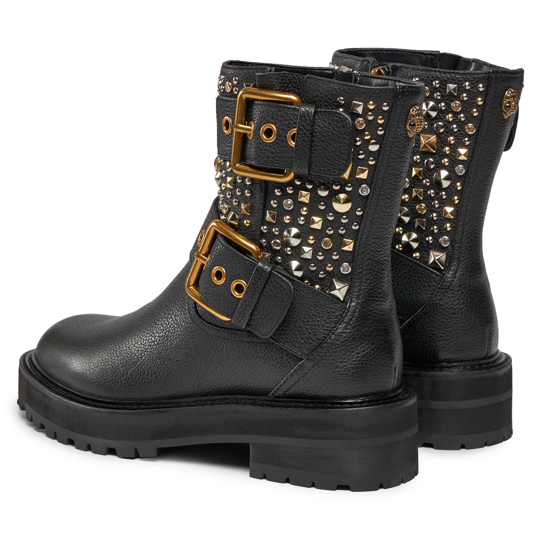 Kurt Geiger Боти 225-Hackney Biker Boot 546505109 Черен - Pepit.bg