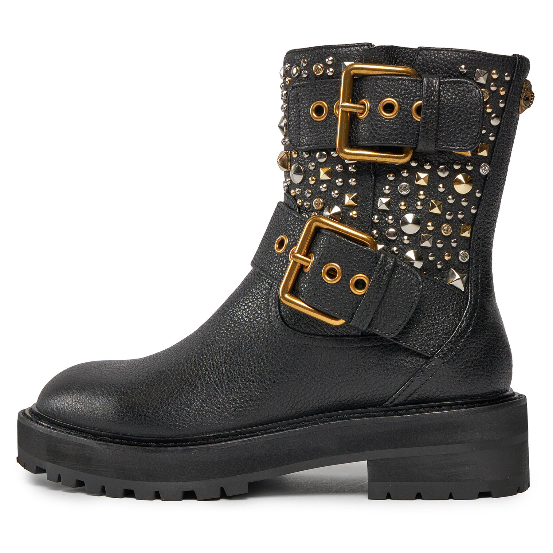Kurt Geiger Боти 225-Hackney Biker Boot 546505109 Черен - Pepit.bg