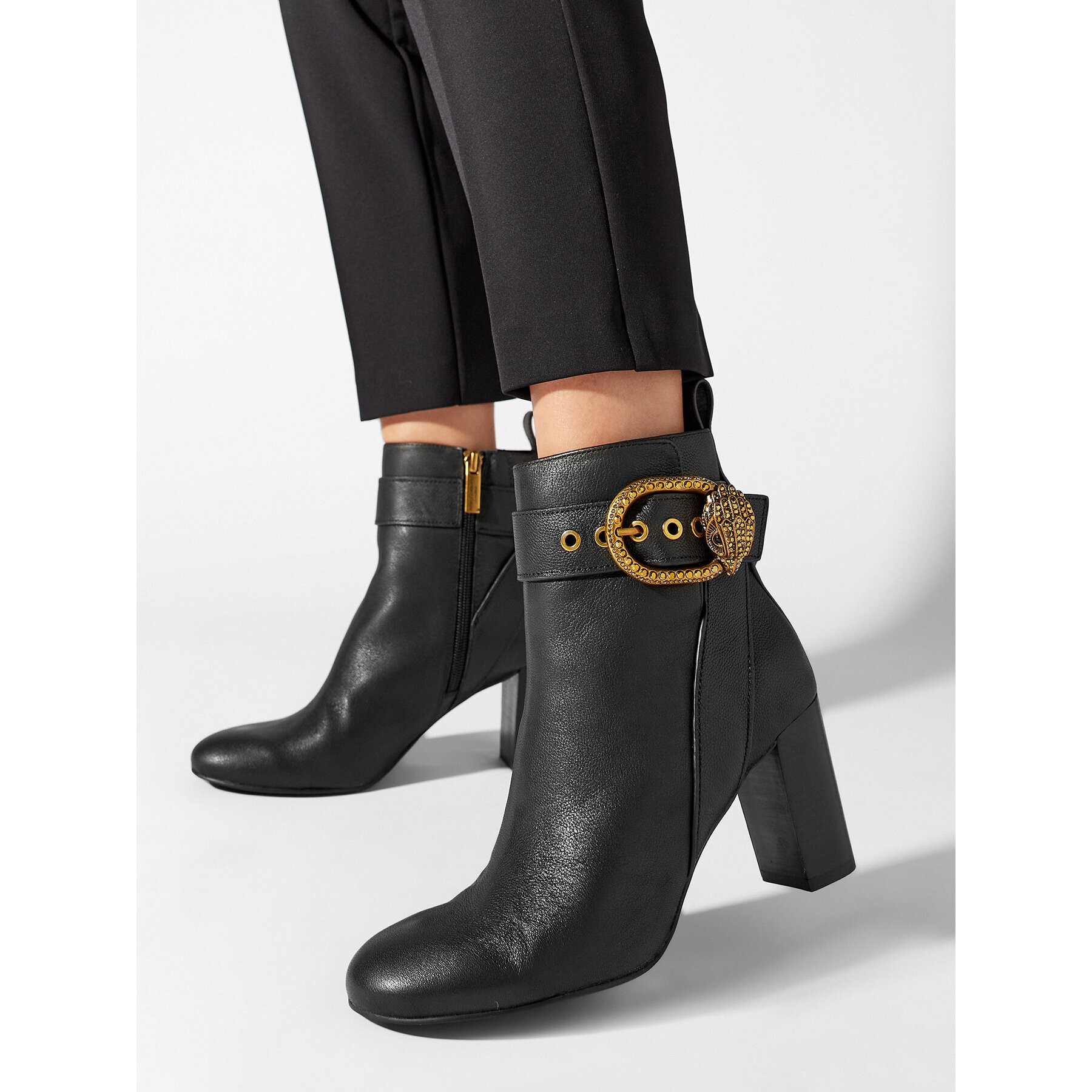 Kurt Geiger Боти 225-Mayfair Ankle Boot 75 577800109 Черен - Pepit.bg