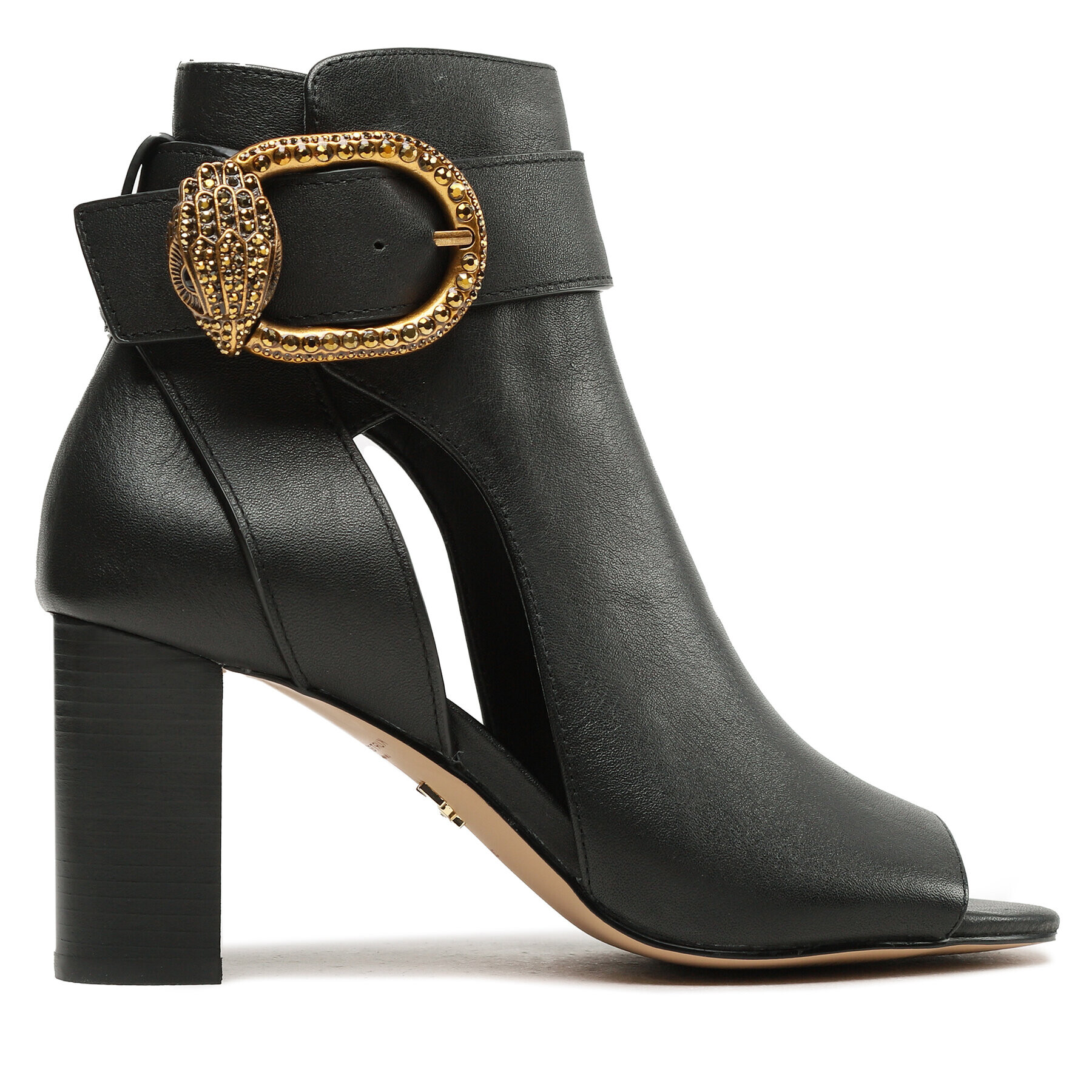 Kurt Geiger Боти 225-Mayfair Peep Toe Boot 9989300109 Черен - Pepit.bg
