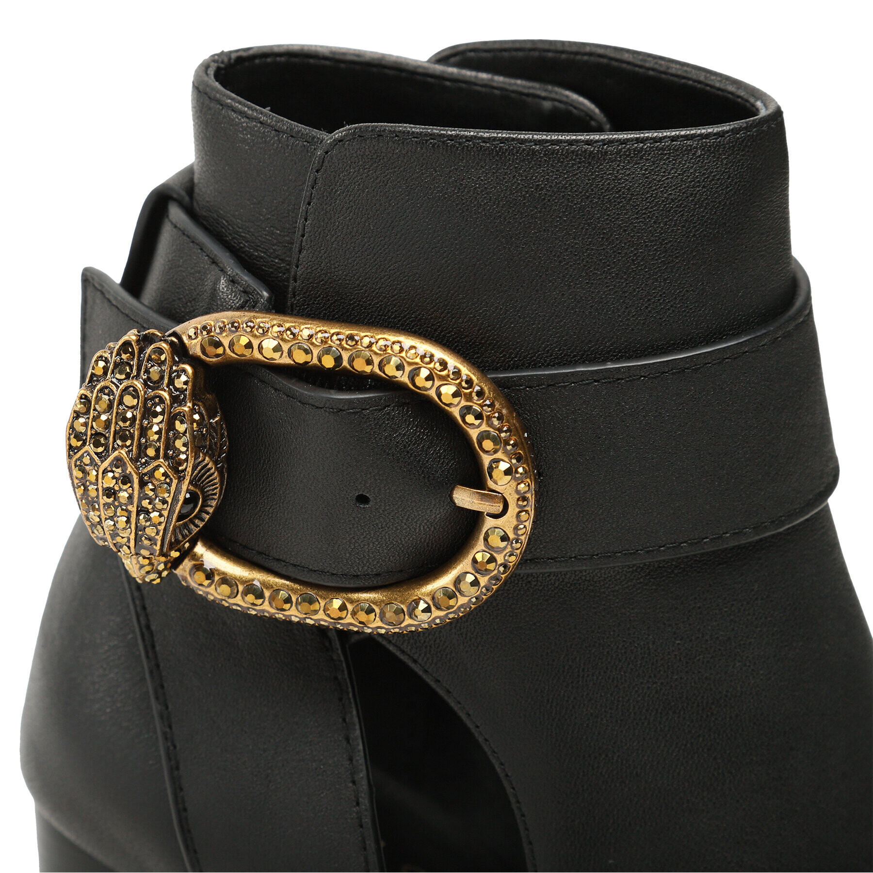 Kurt Geiger Боти 225-Mayfair Peep Toe Boot 9989300109 Черен - Pepit.bg