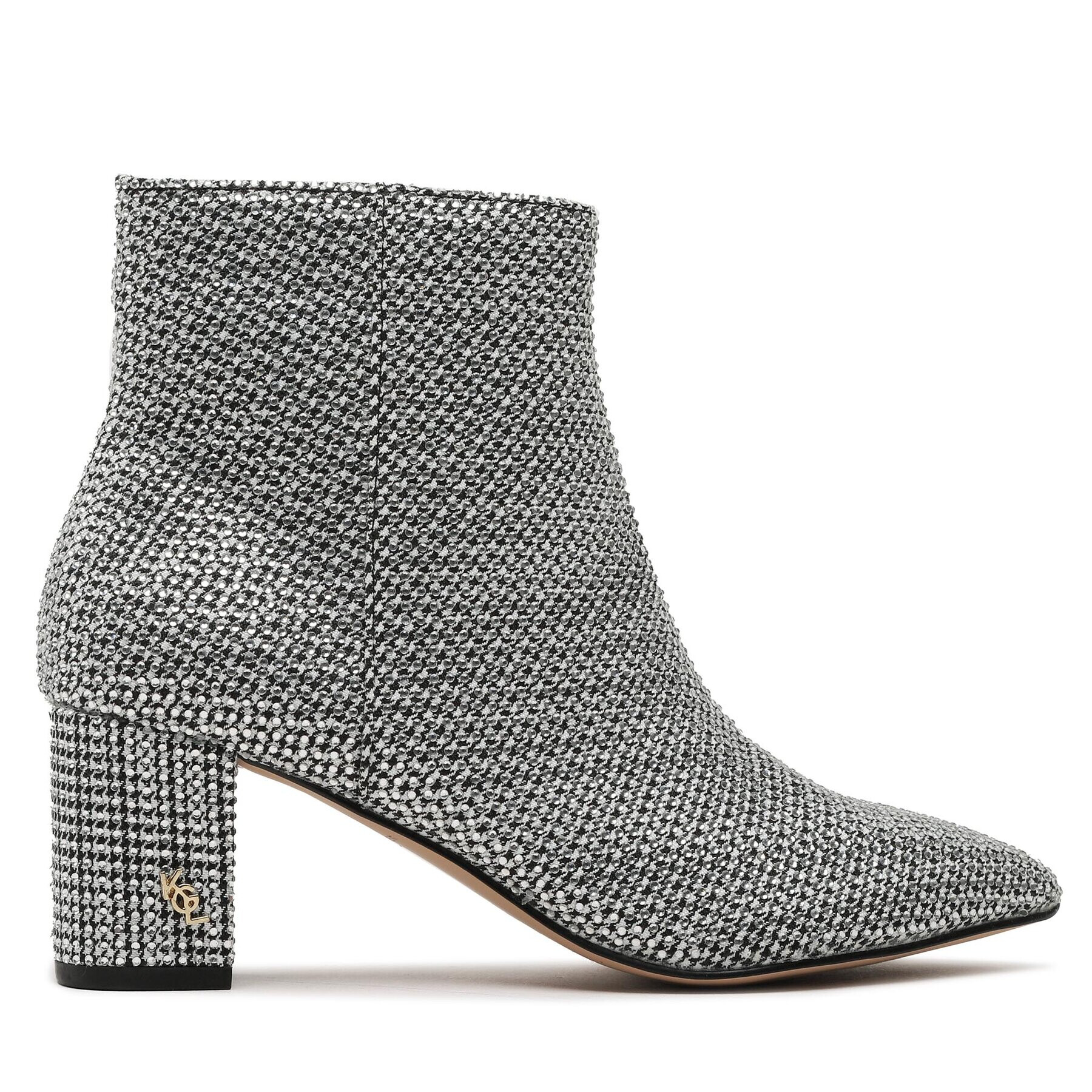 Kurt Geiger Боти Burlington Ankl Boot 5125263609 Сребрист - Pepit.bg