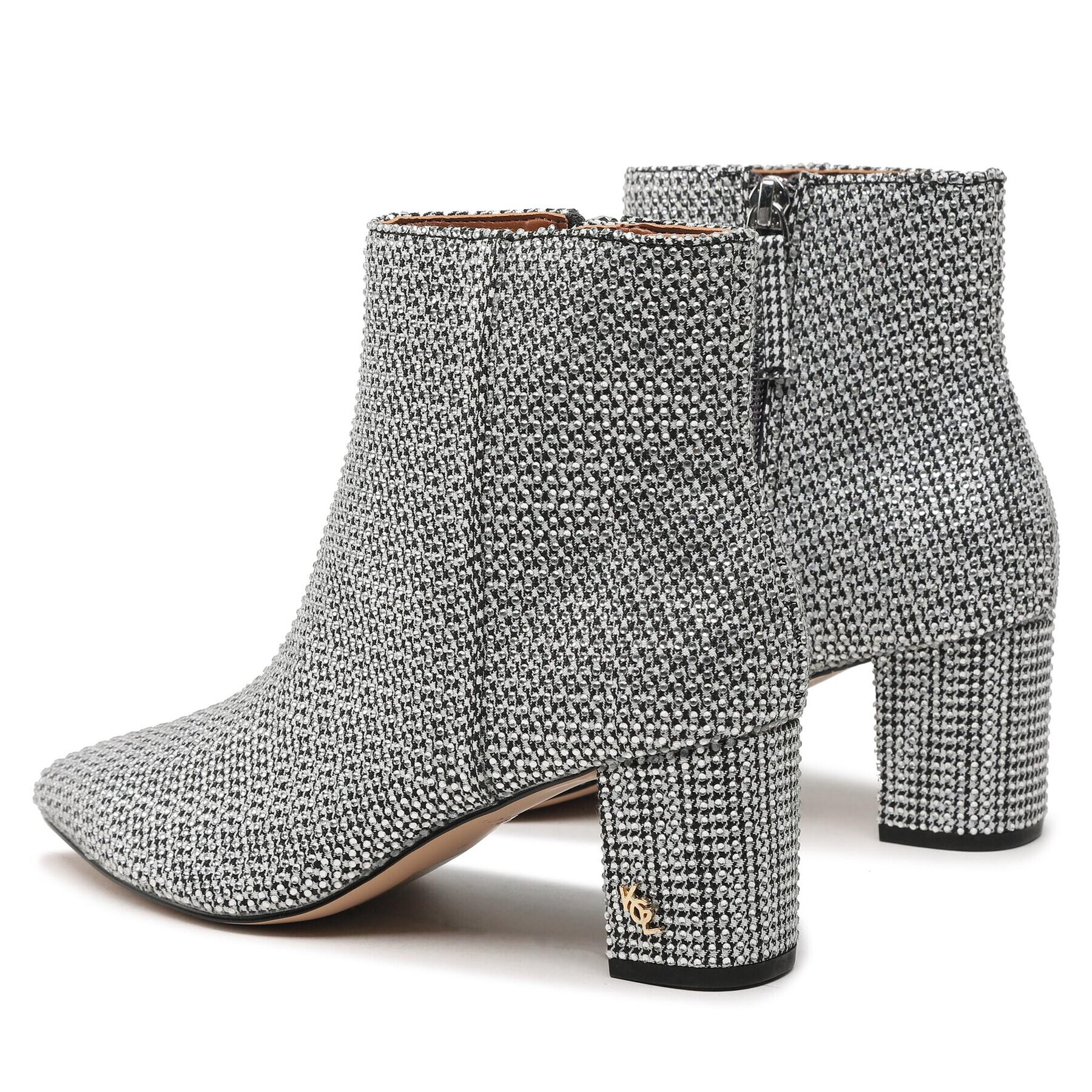 Kurt Geiger Боти Burlington Ankl Boot 5125263609 Сребрист - Pepit.bg