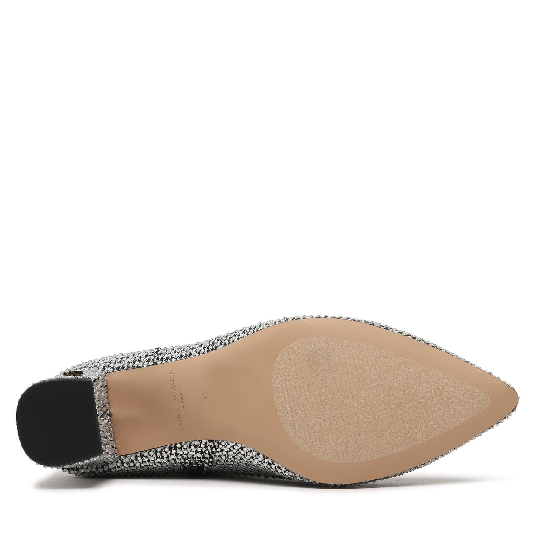 Kurt Geiger Боти Burlington Ankl Boot 5125263609 Сребрист - Pepit.bg