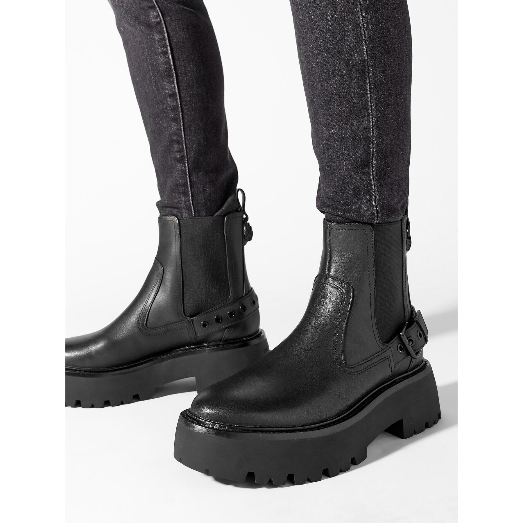 Kurt Geiger Боти тип челси 225-Matilda Chelsea Boot 655000109 Черен - Pepit.bg